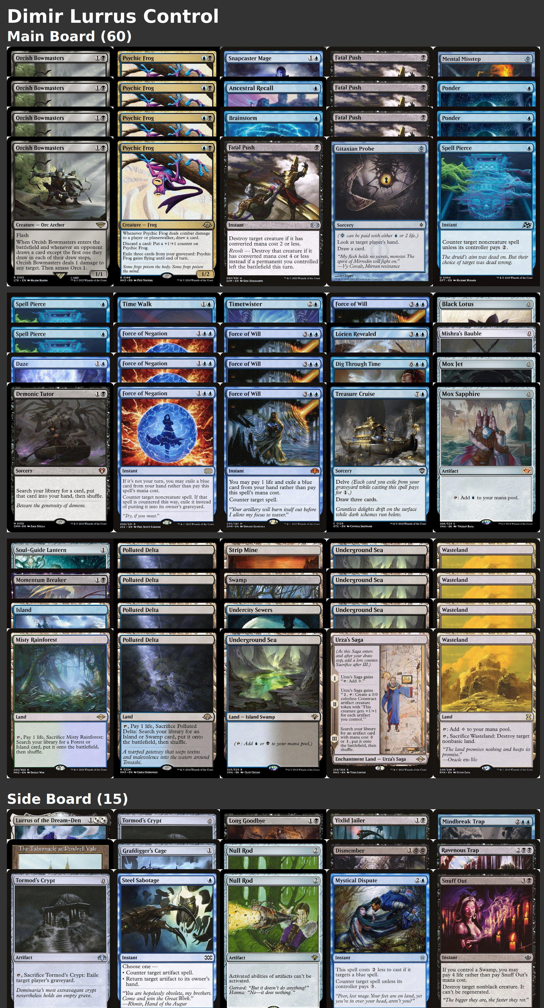 Dimir Lurrus Control