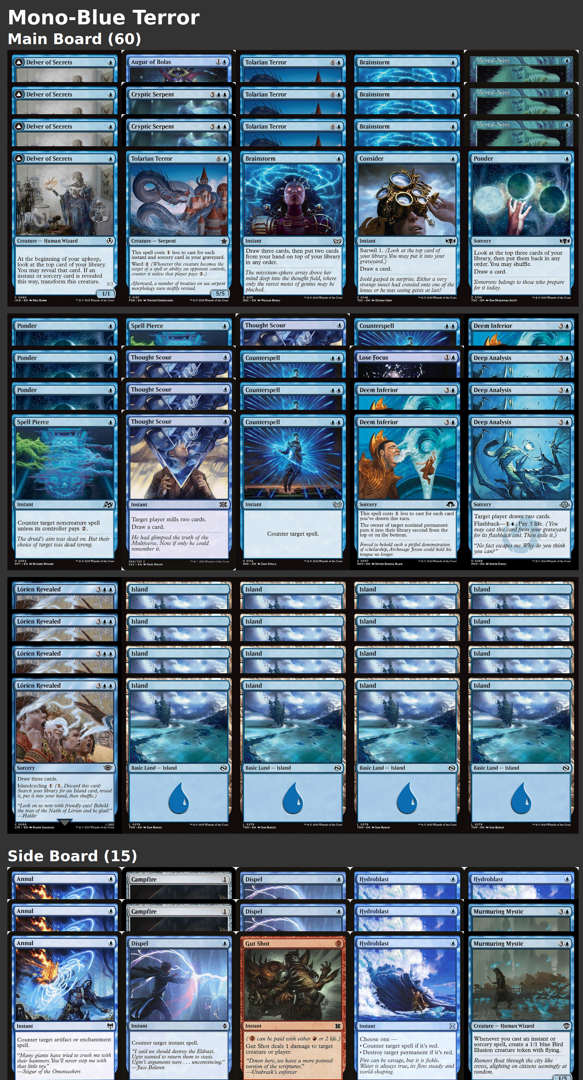 Mono-Blue Terror
