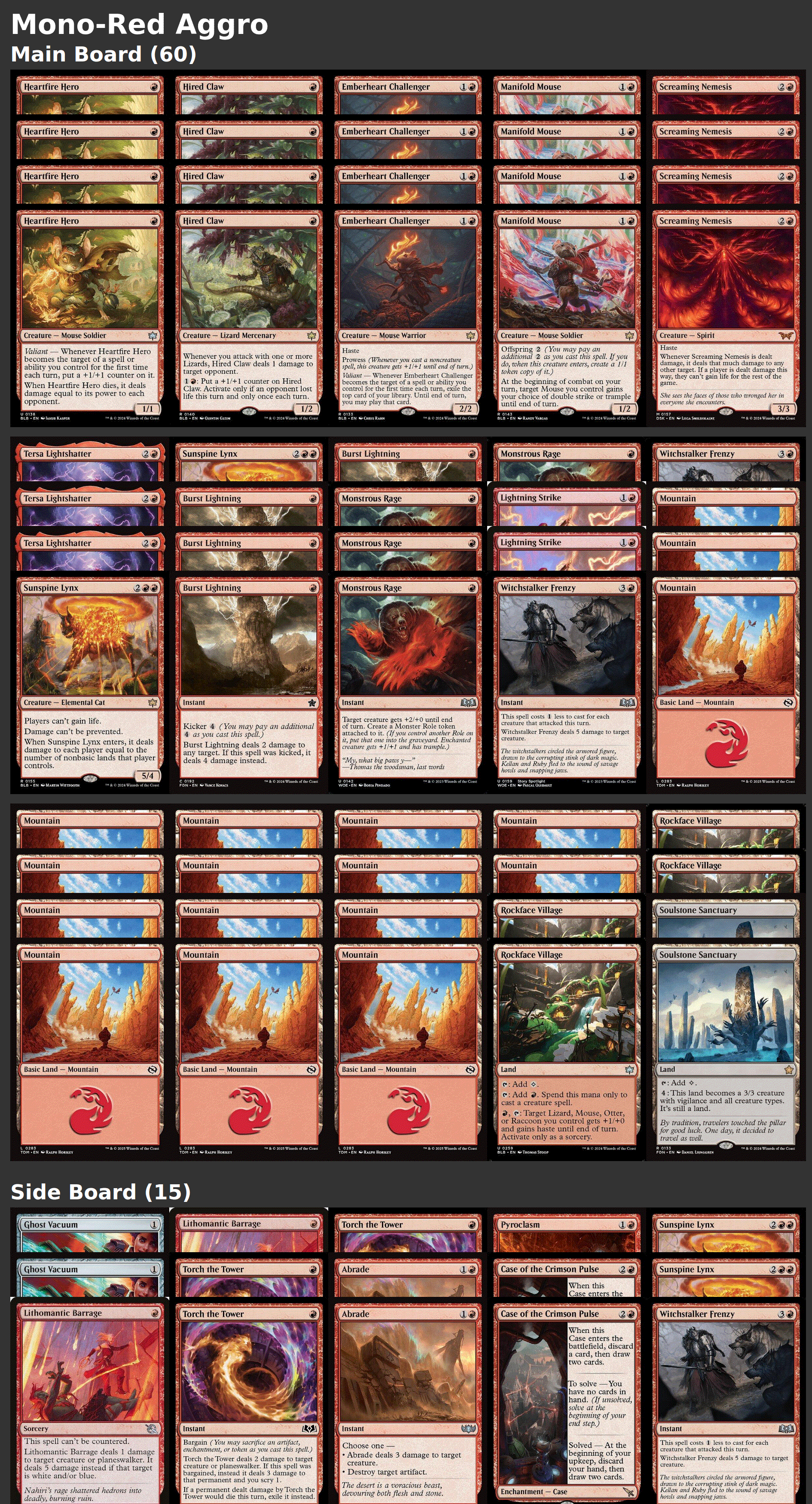 Mono-Red Aggro