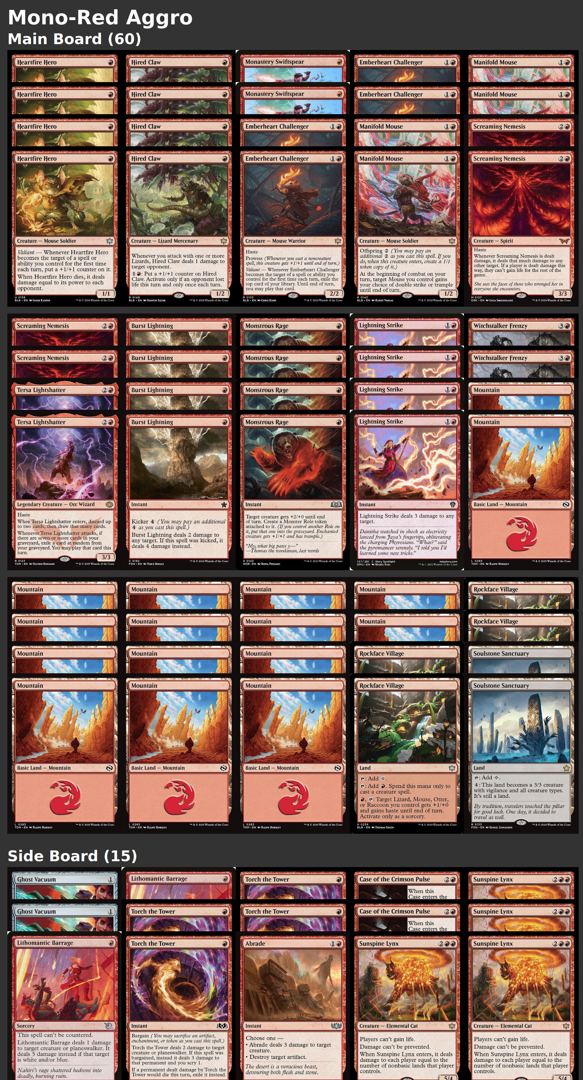Mono-Red Aggro