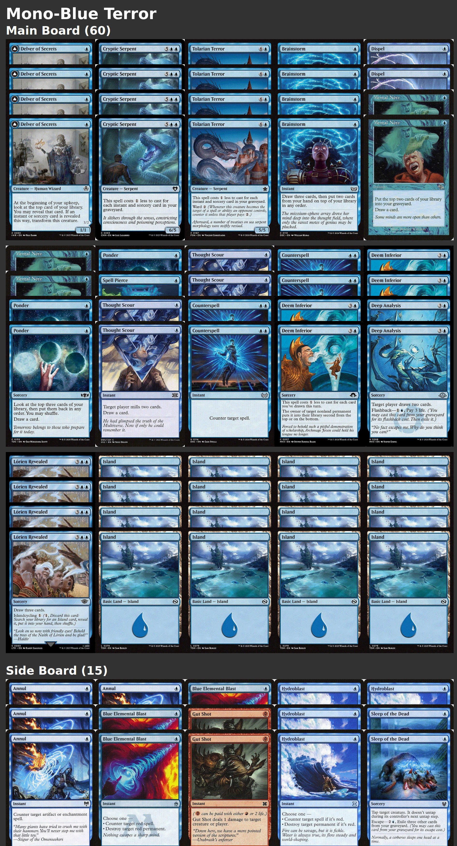 Mono-Blue Terror