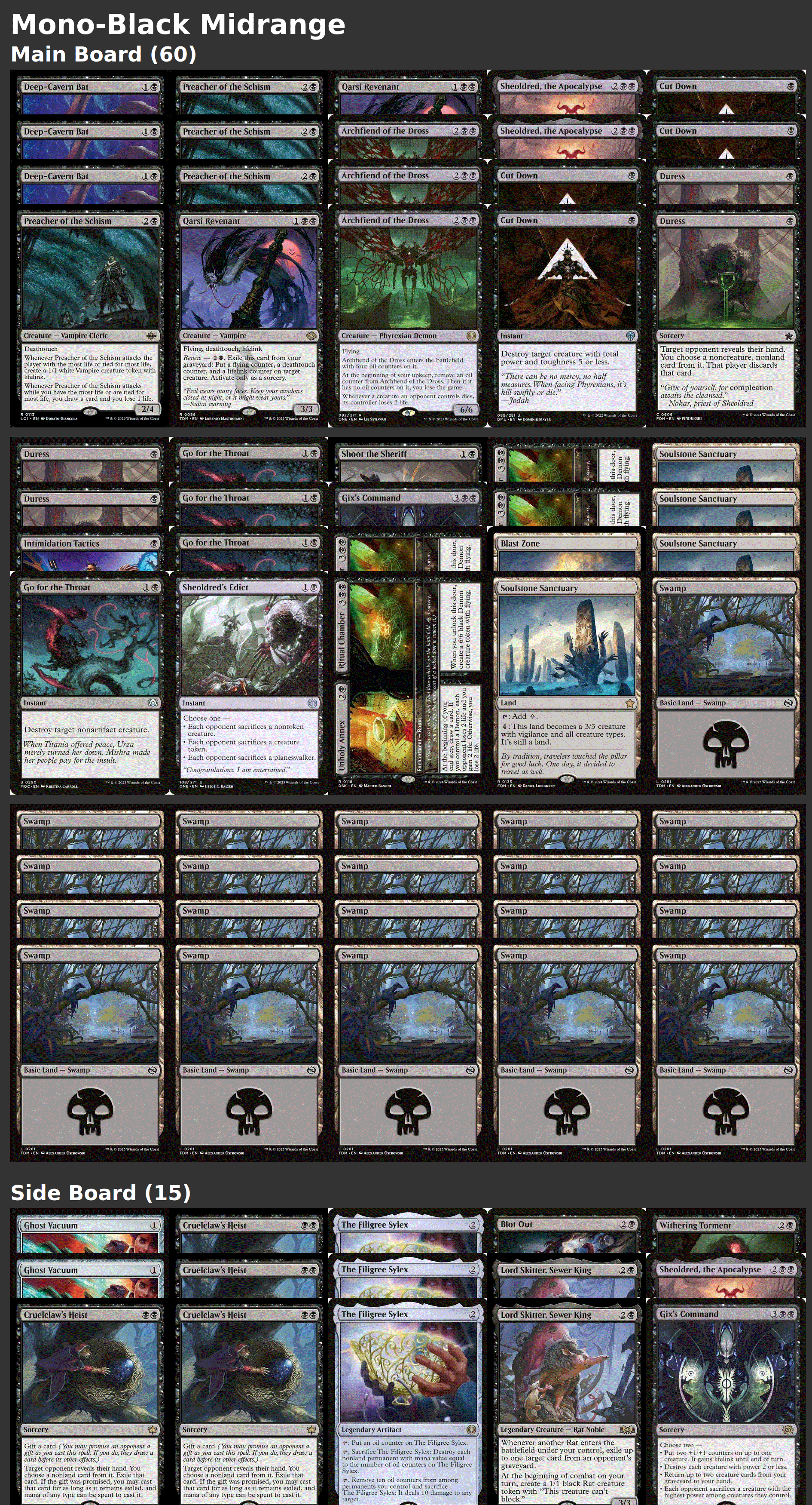 Mono-Black Midrange