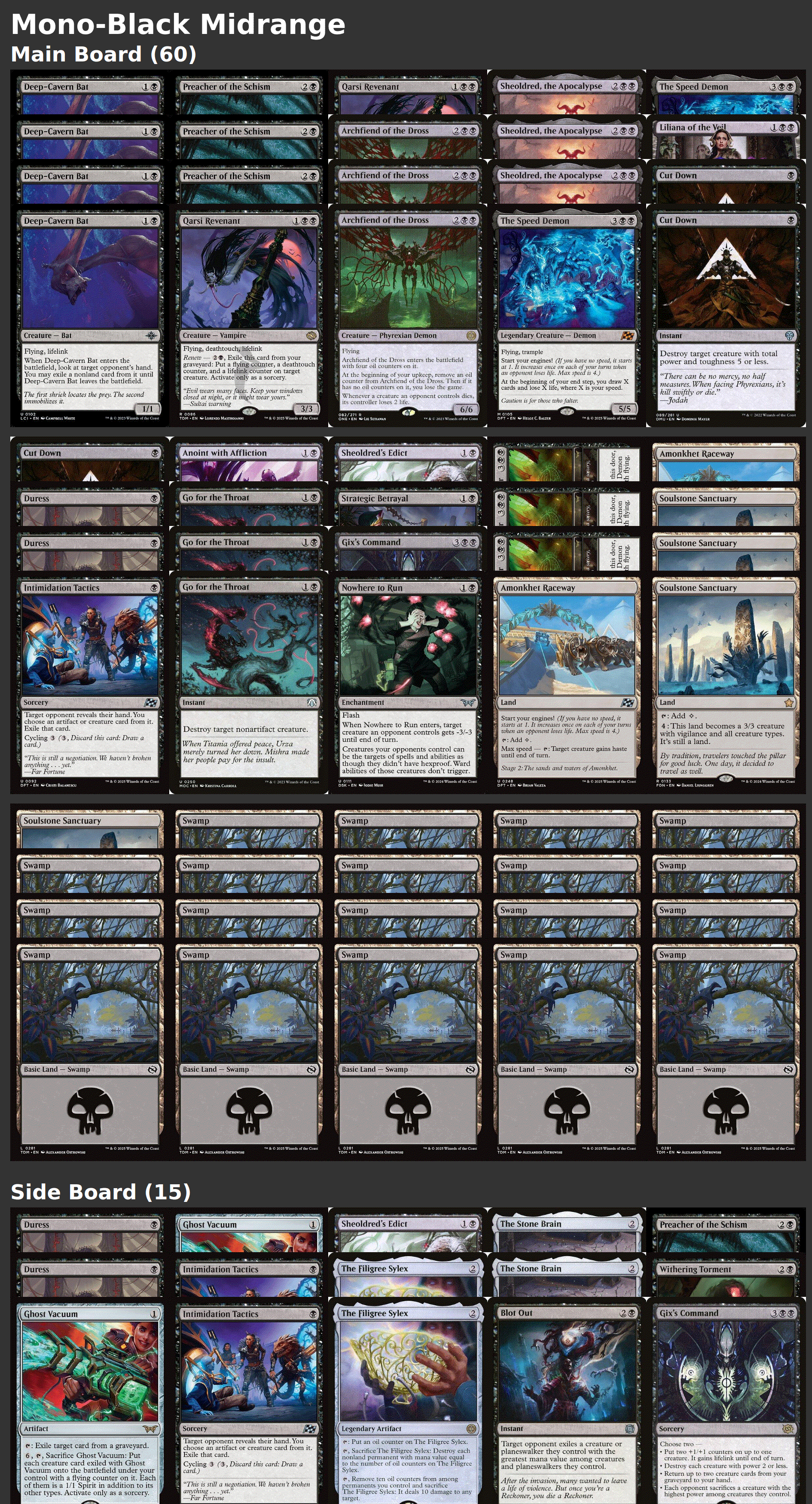 Mono-Black Midrange