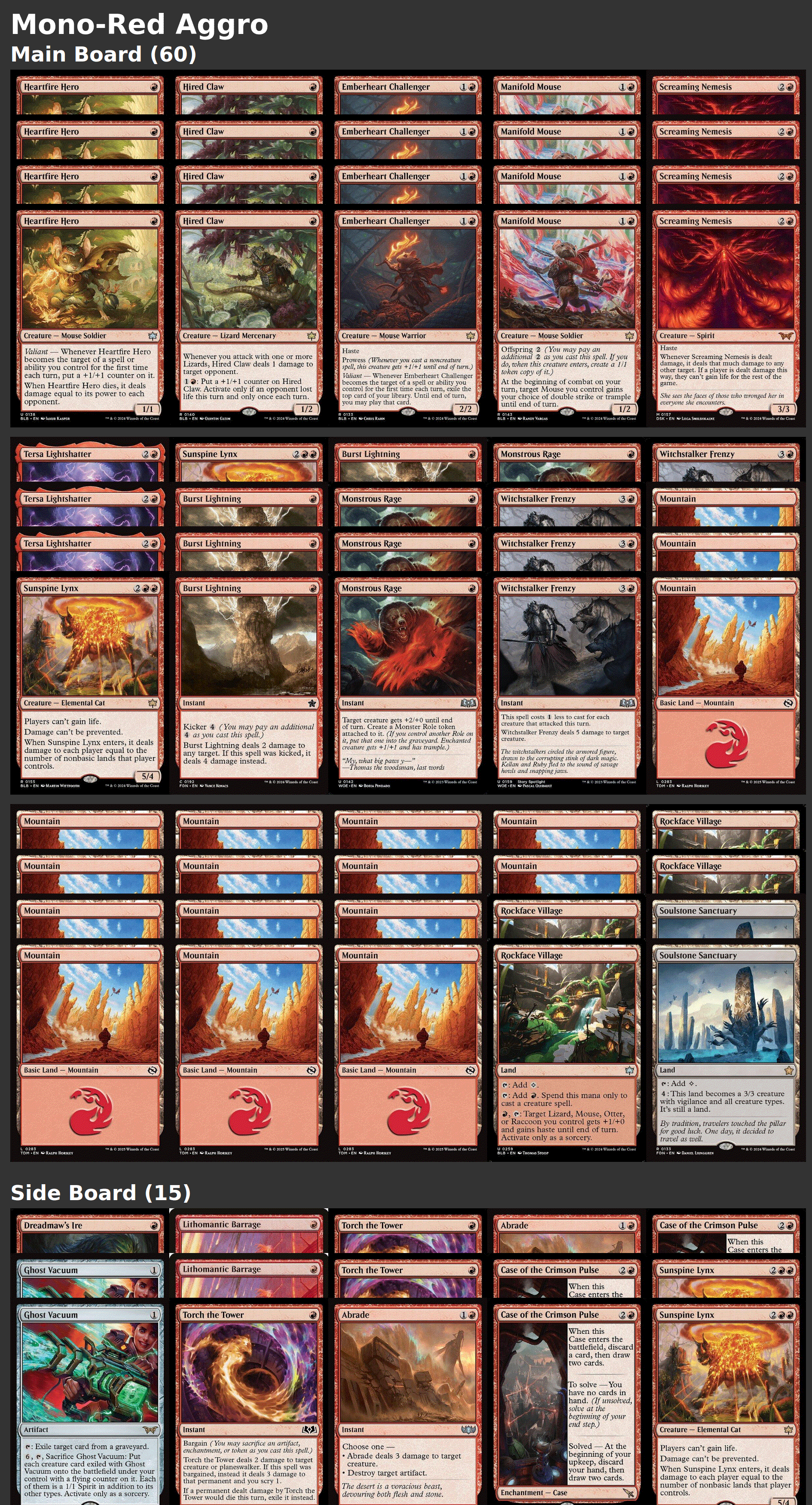 Mono-Red Aggro