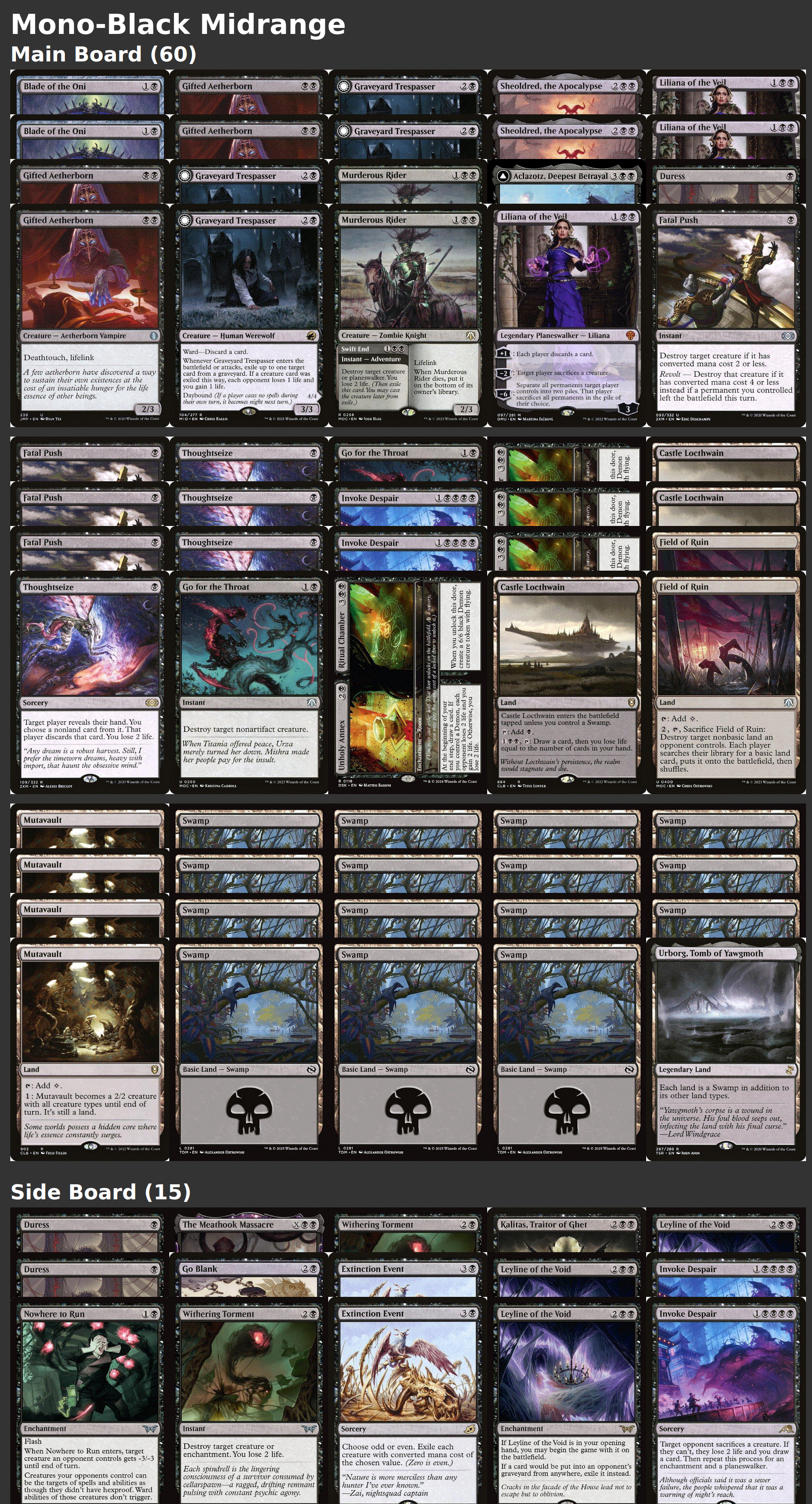 Mono-Black Midrange