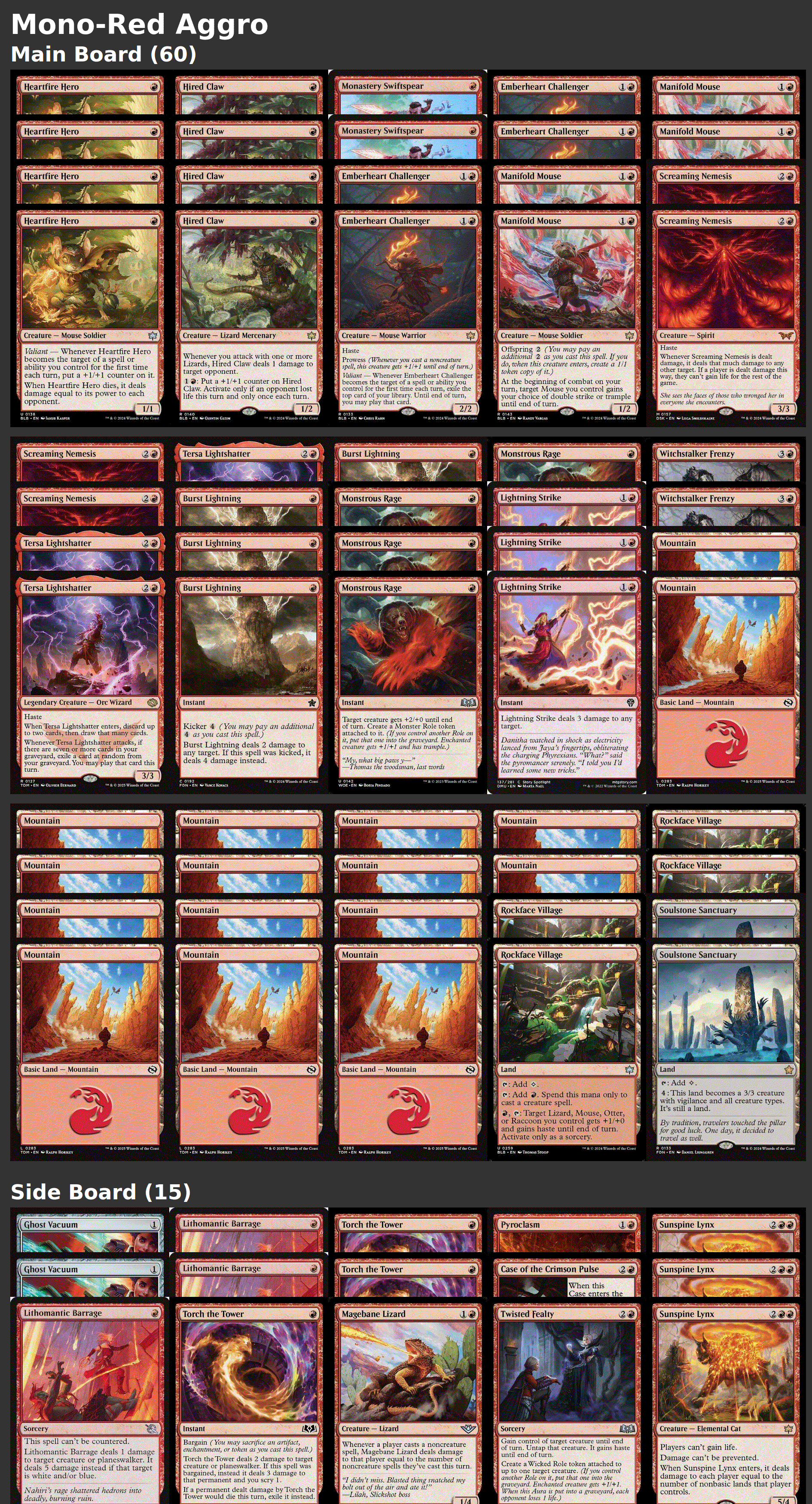 Mono-Red Aggro