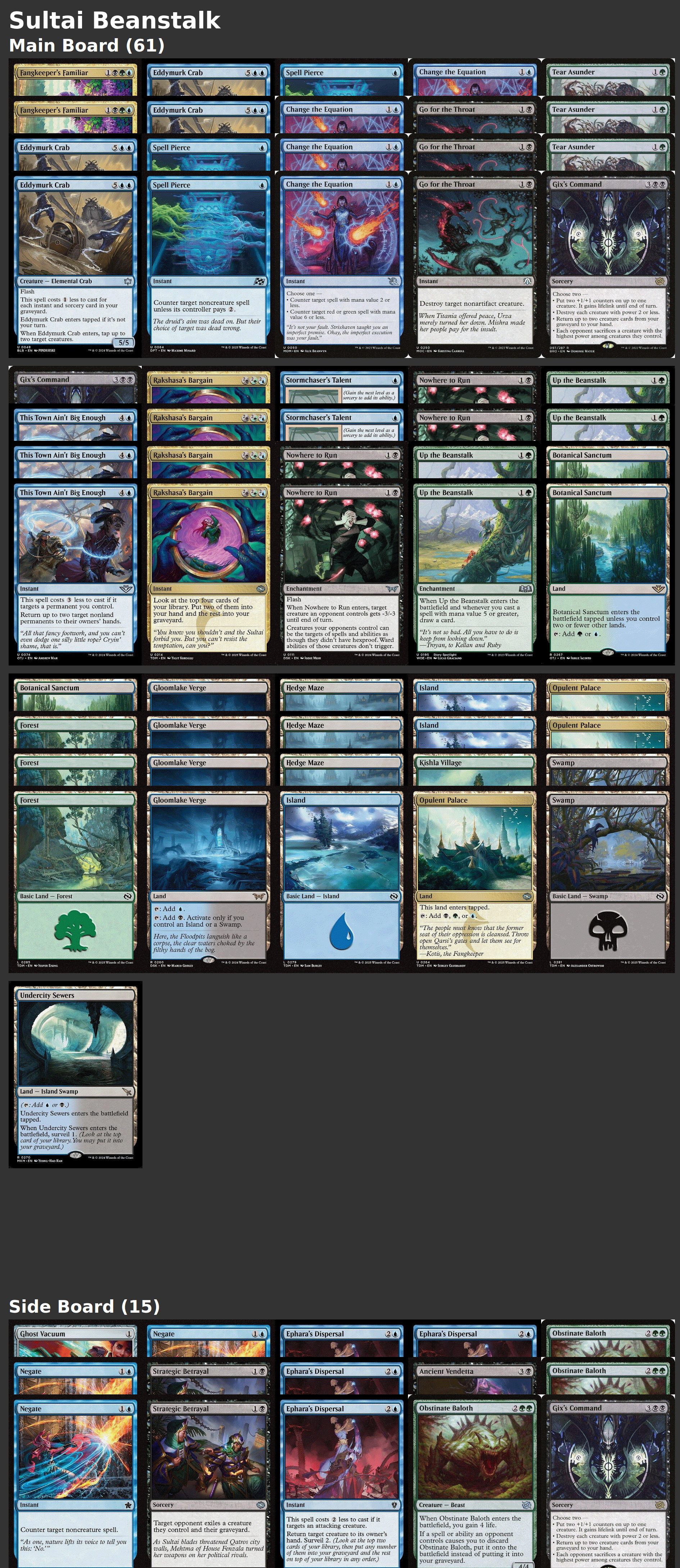 Sultai Beanstalk