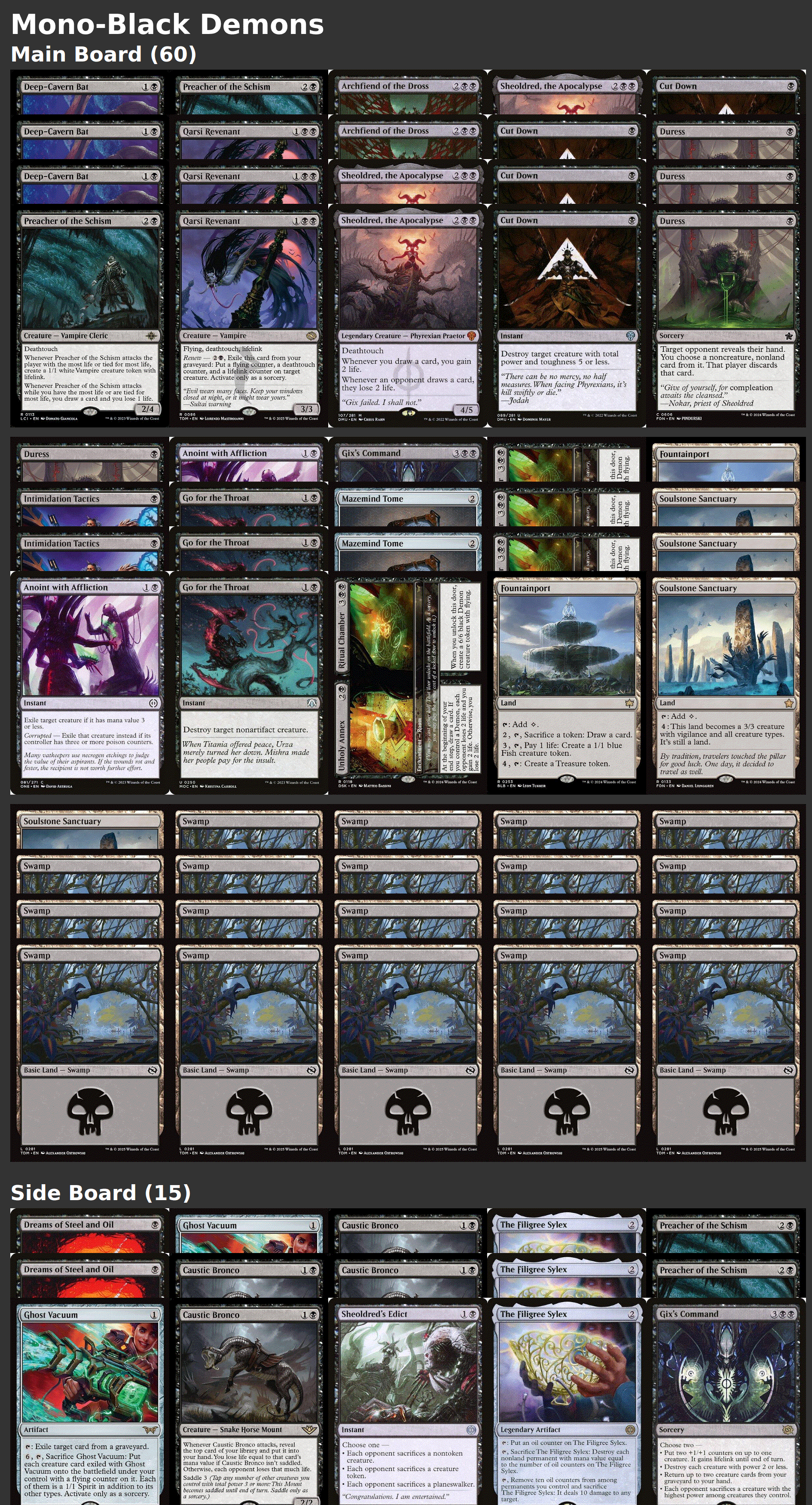 Mono-Black Demons