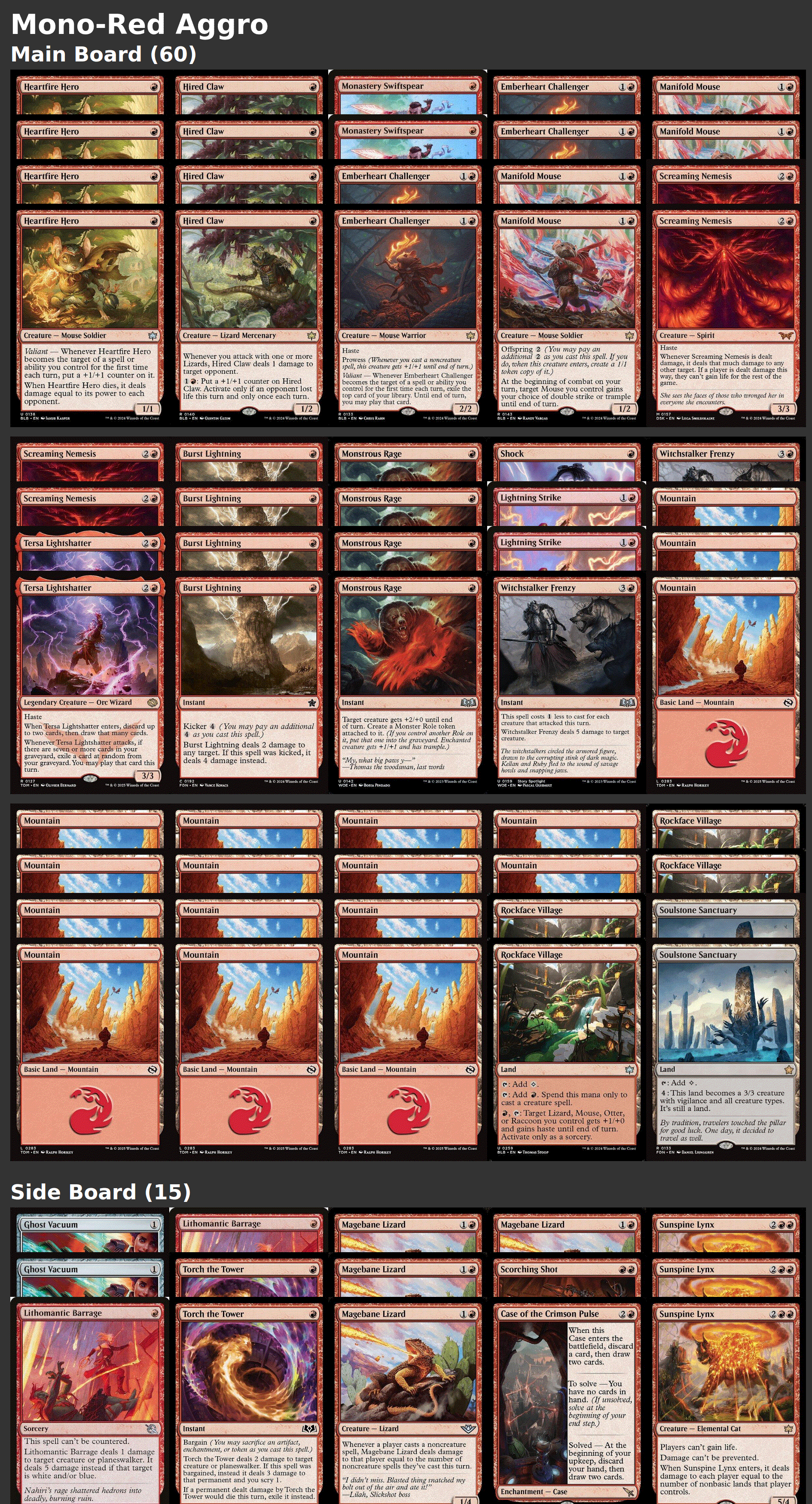 Mono-Red Aggro