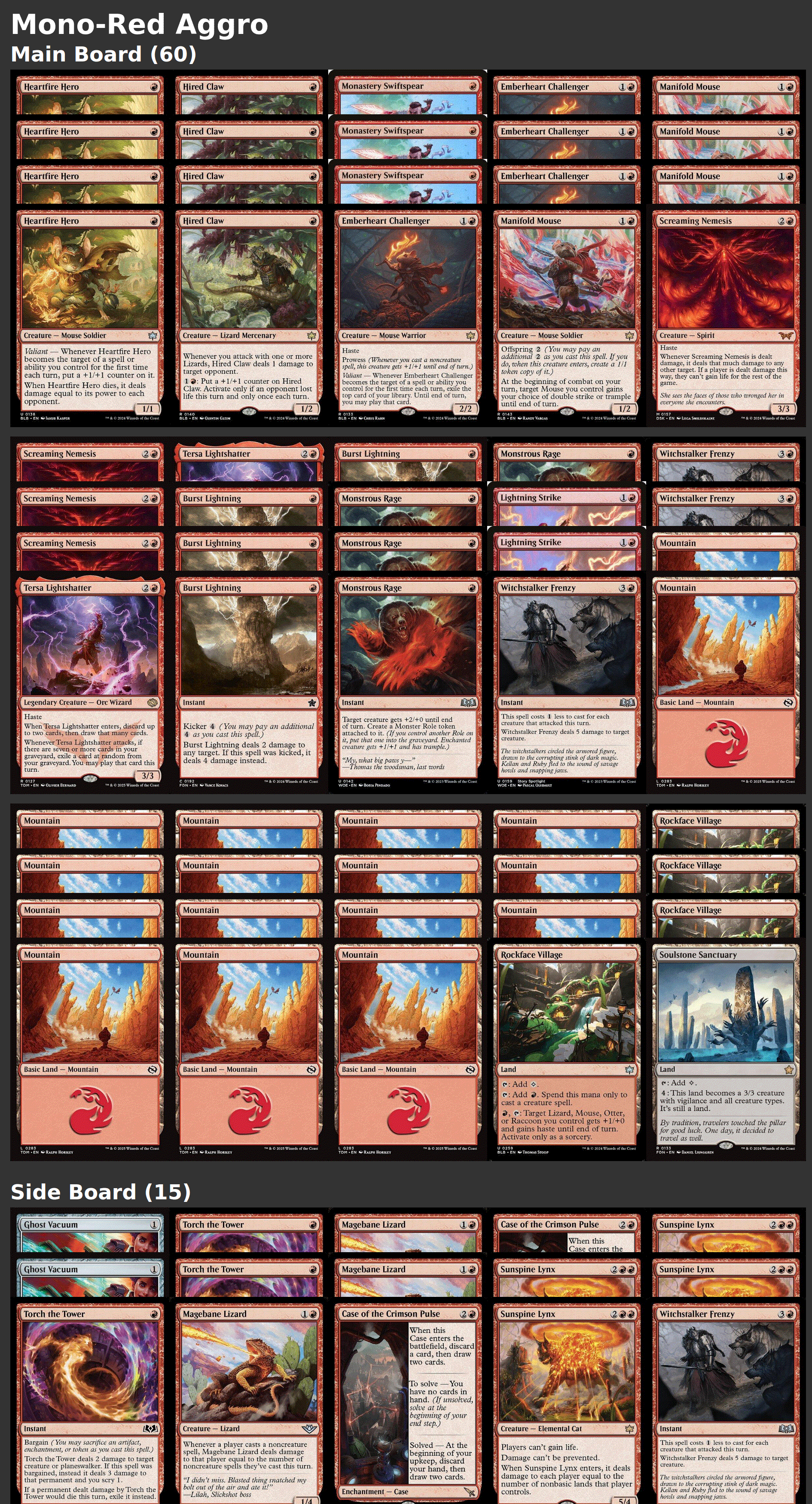Mono-Red Aggro