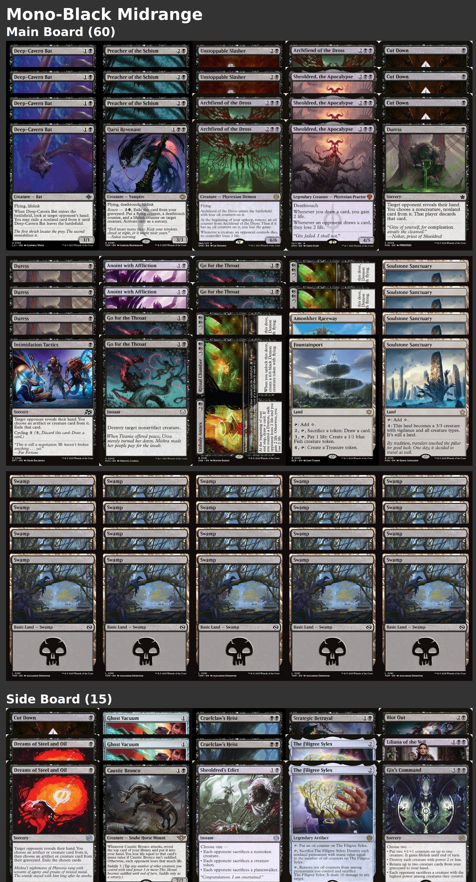 Mono-Black Midrange
