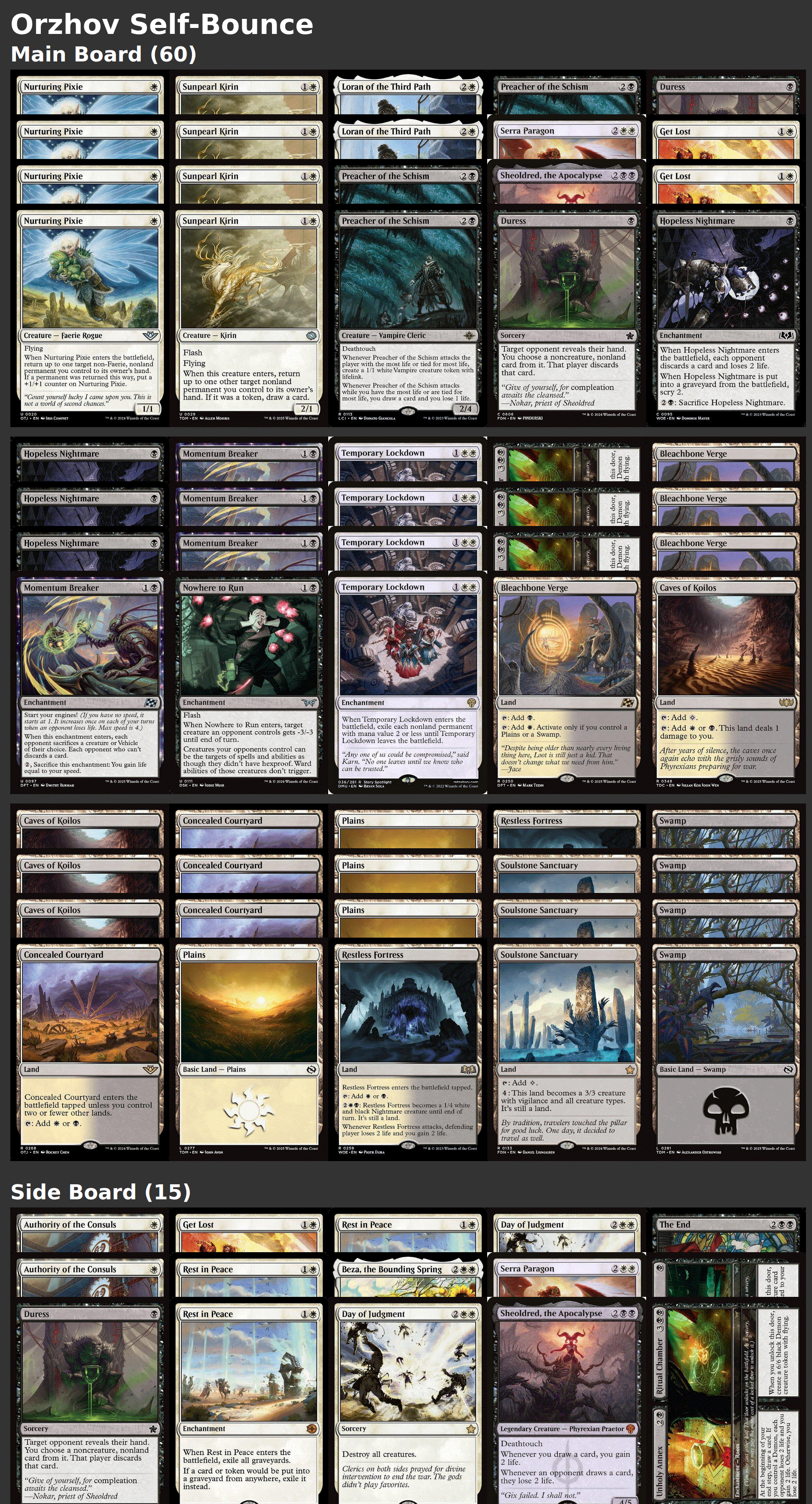 Orzhov Self-Bounce