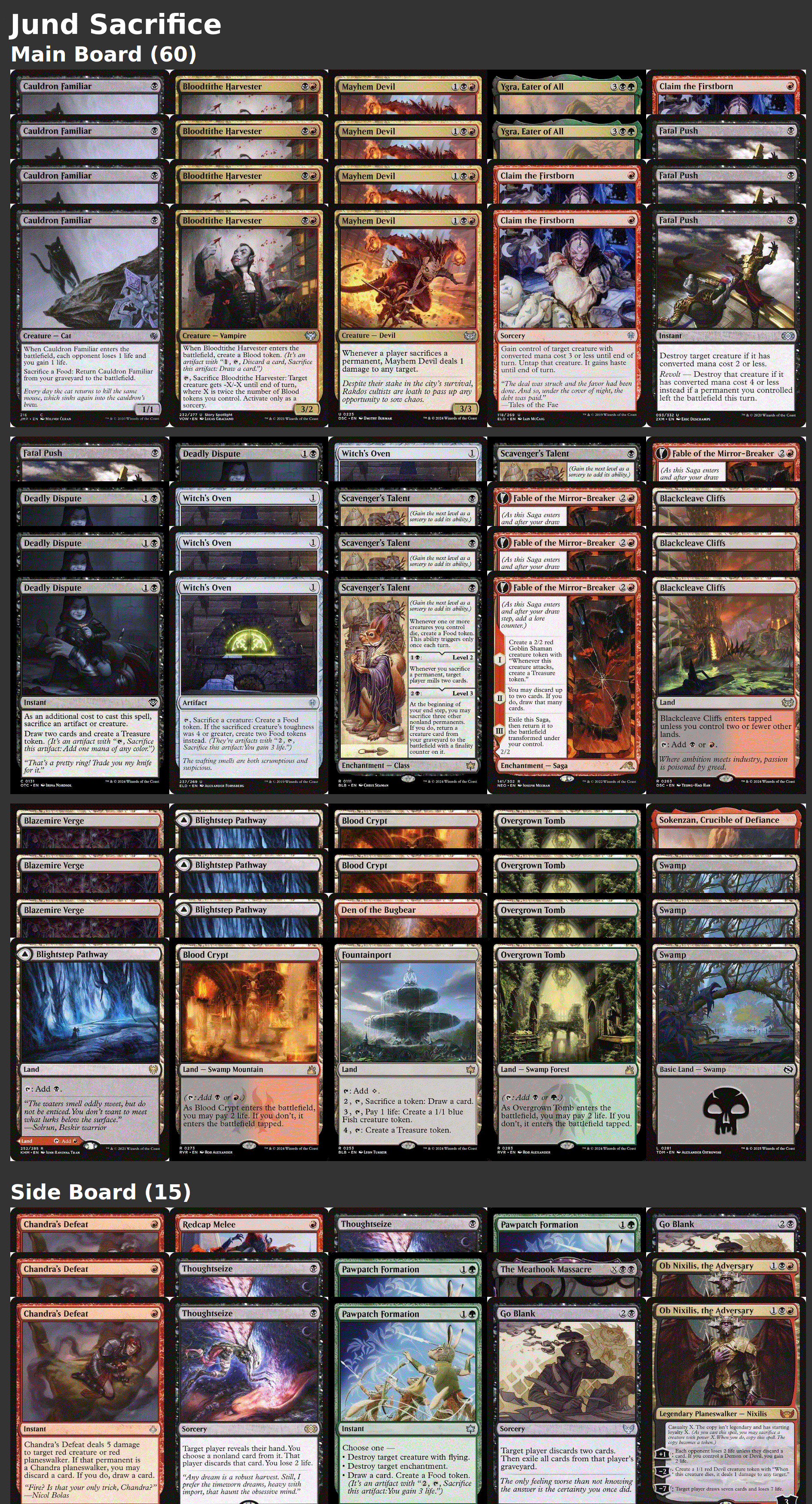 Jund Sacrifice