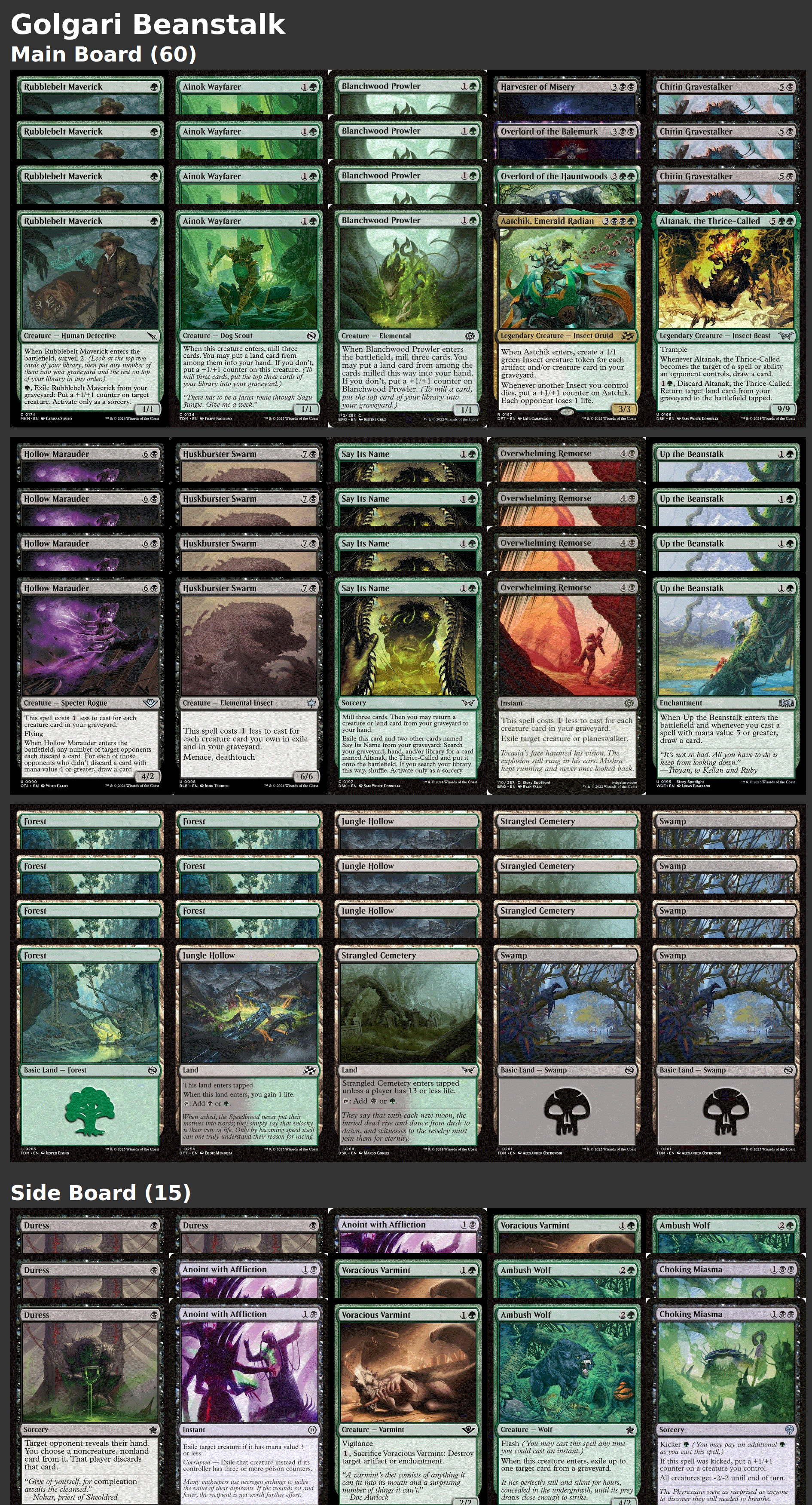 Golgari Beanstalk