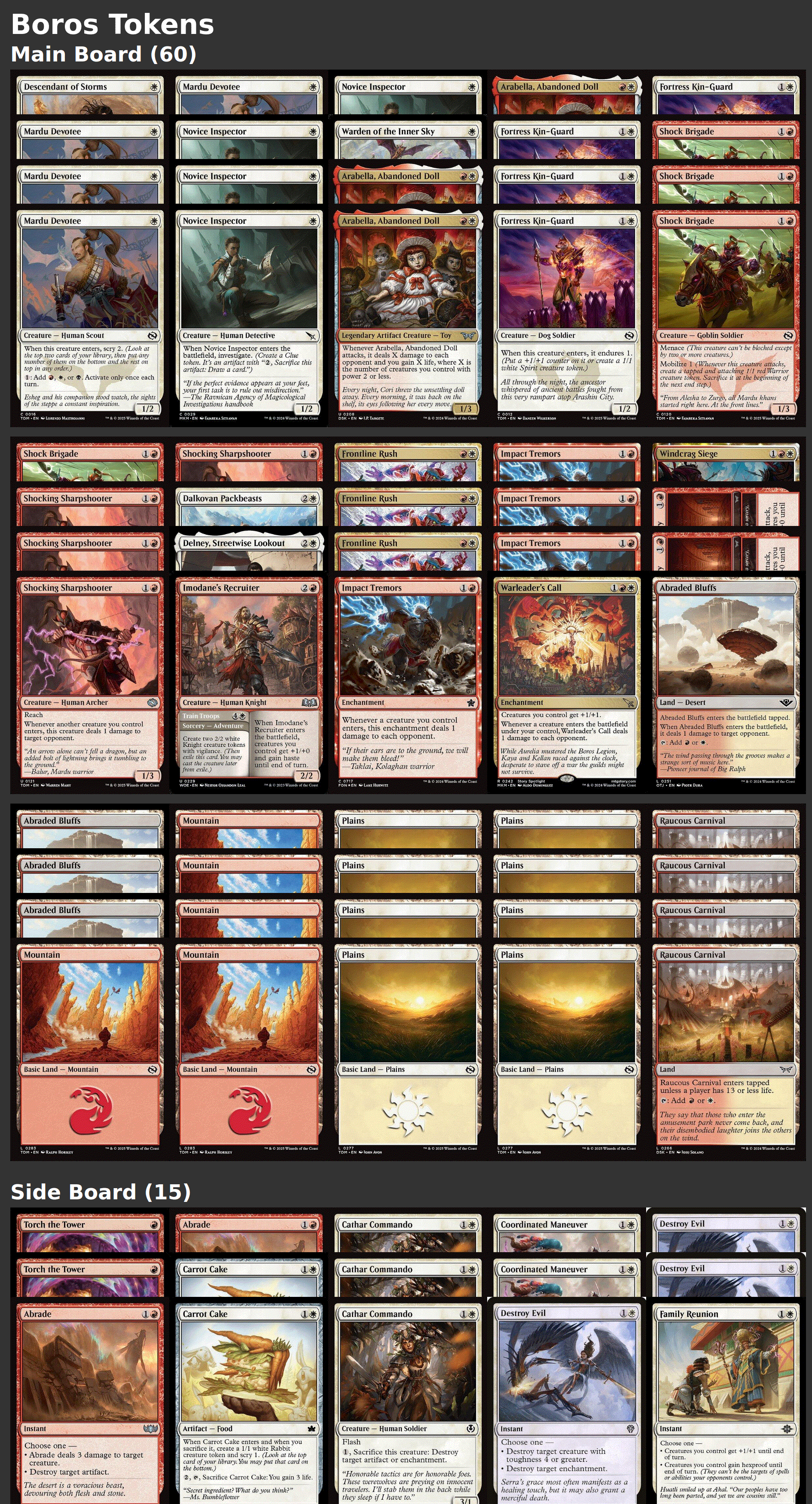 Boros Tokens