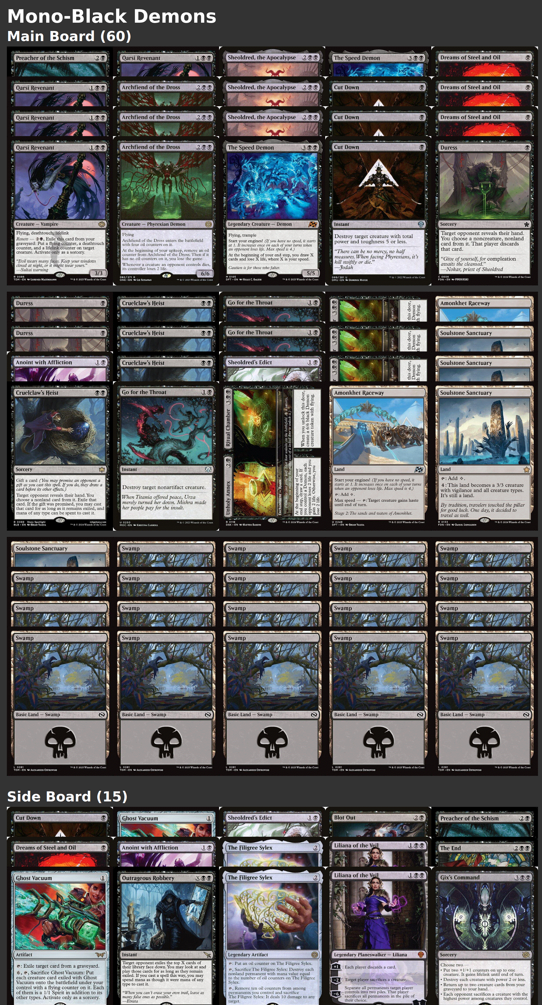 Mono-Black Demons