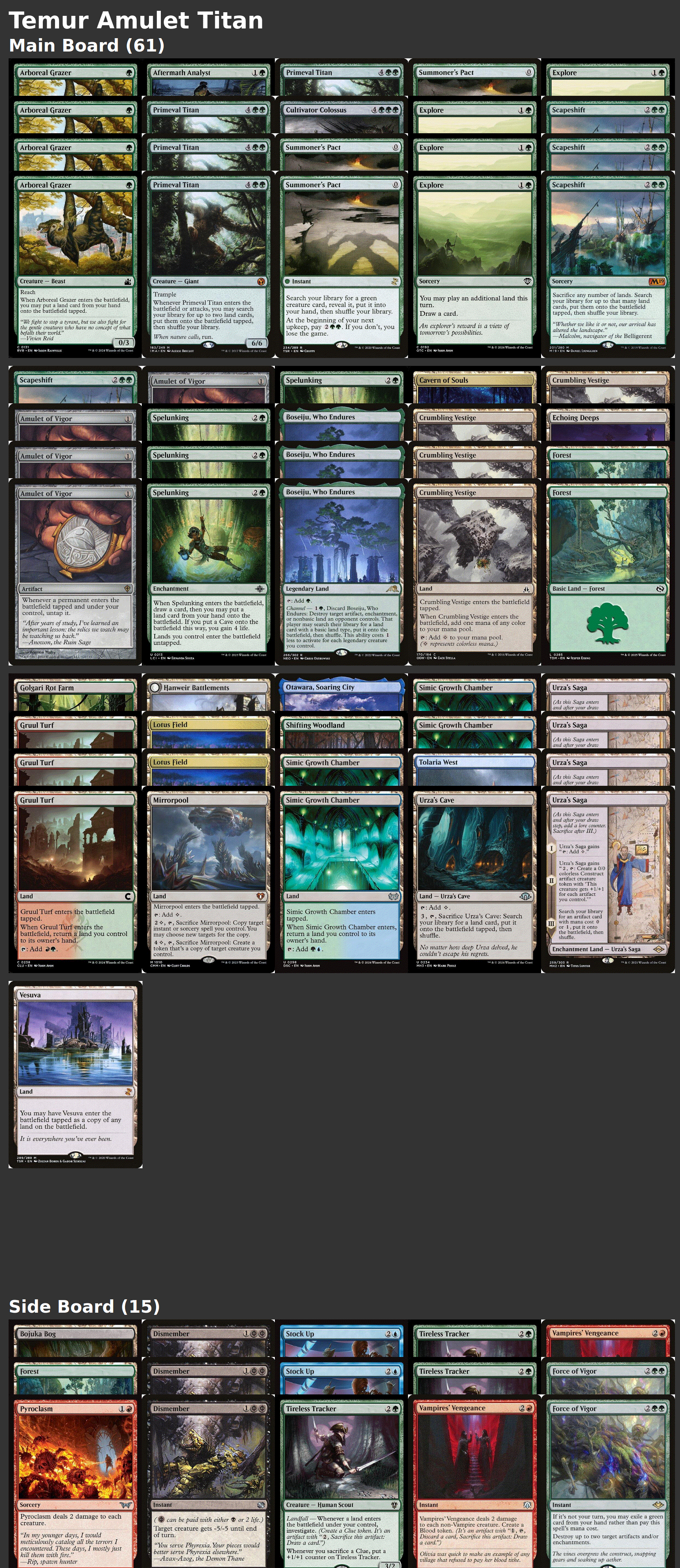 Temur Amulet Titan