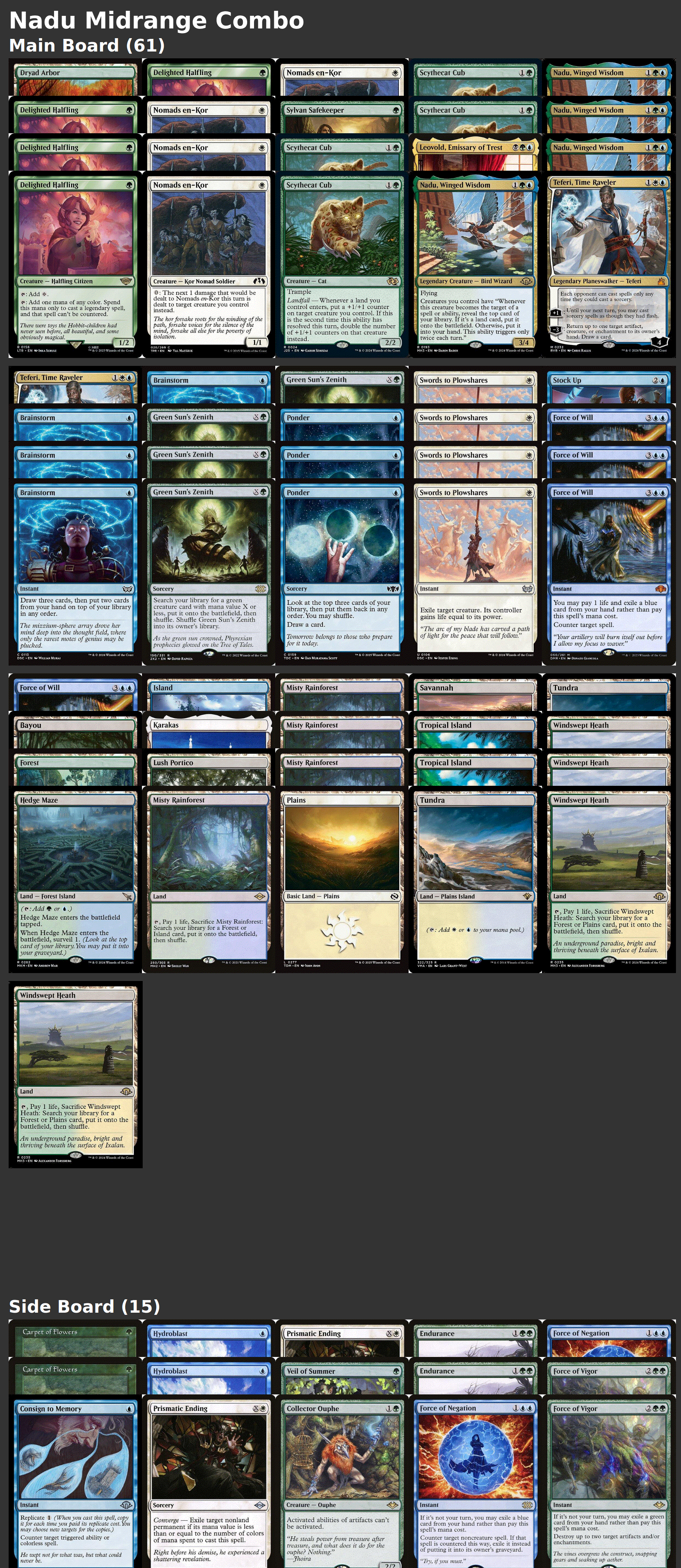 Nadu Midrange Combo