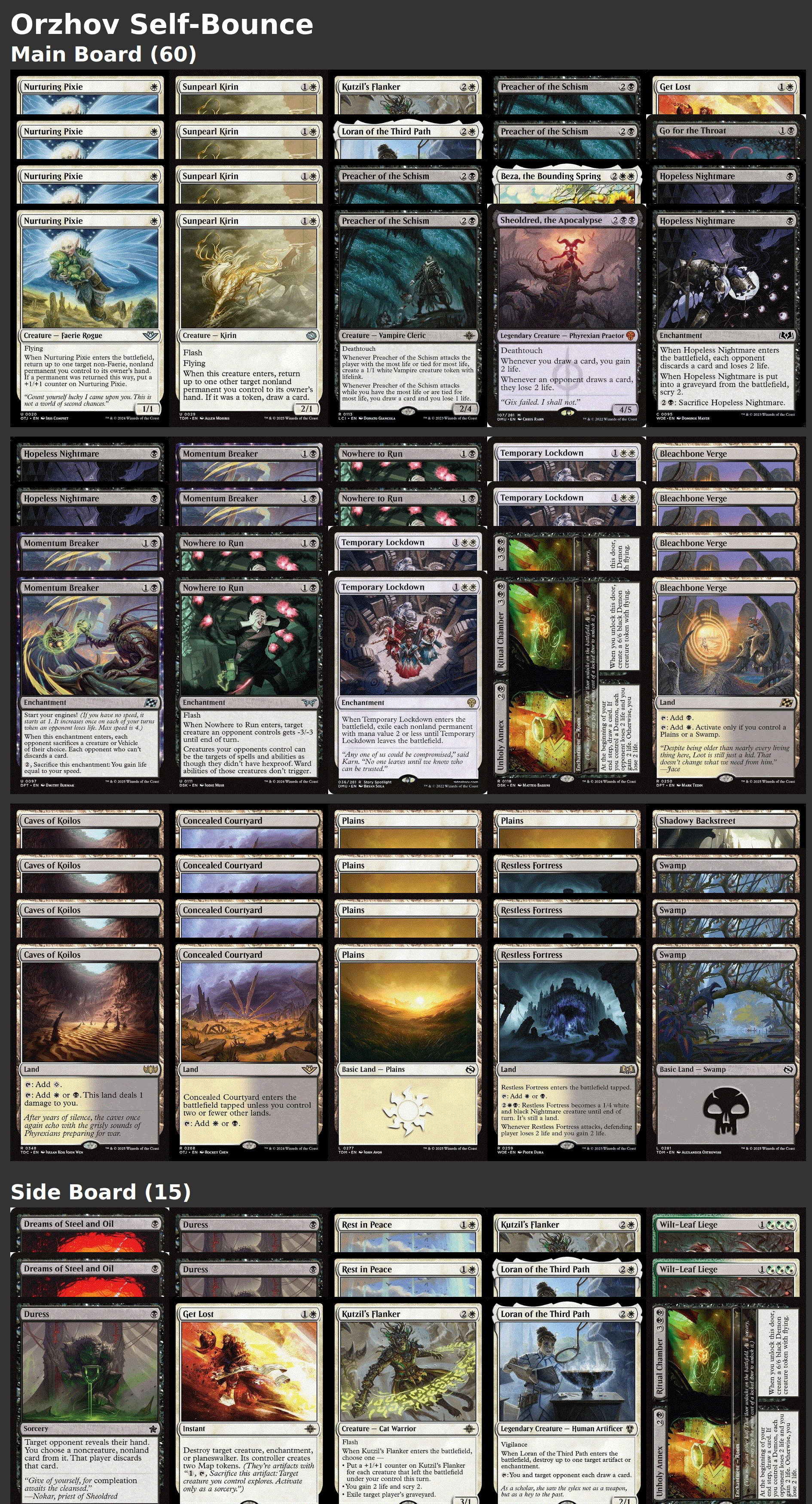 Orzhov Self-Bounce