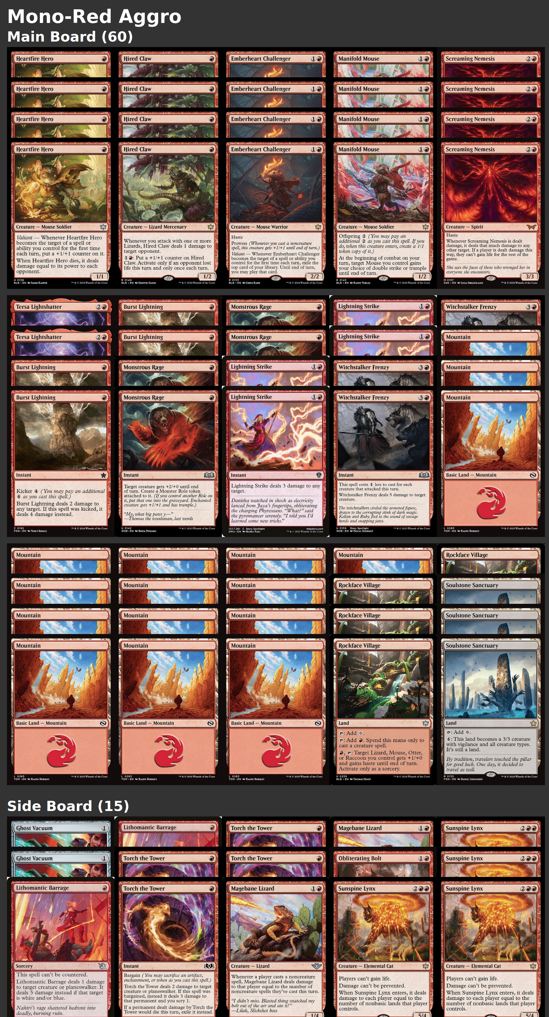 Mono-Red Aggro