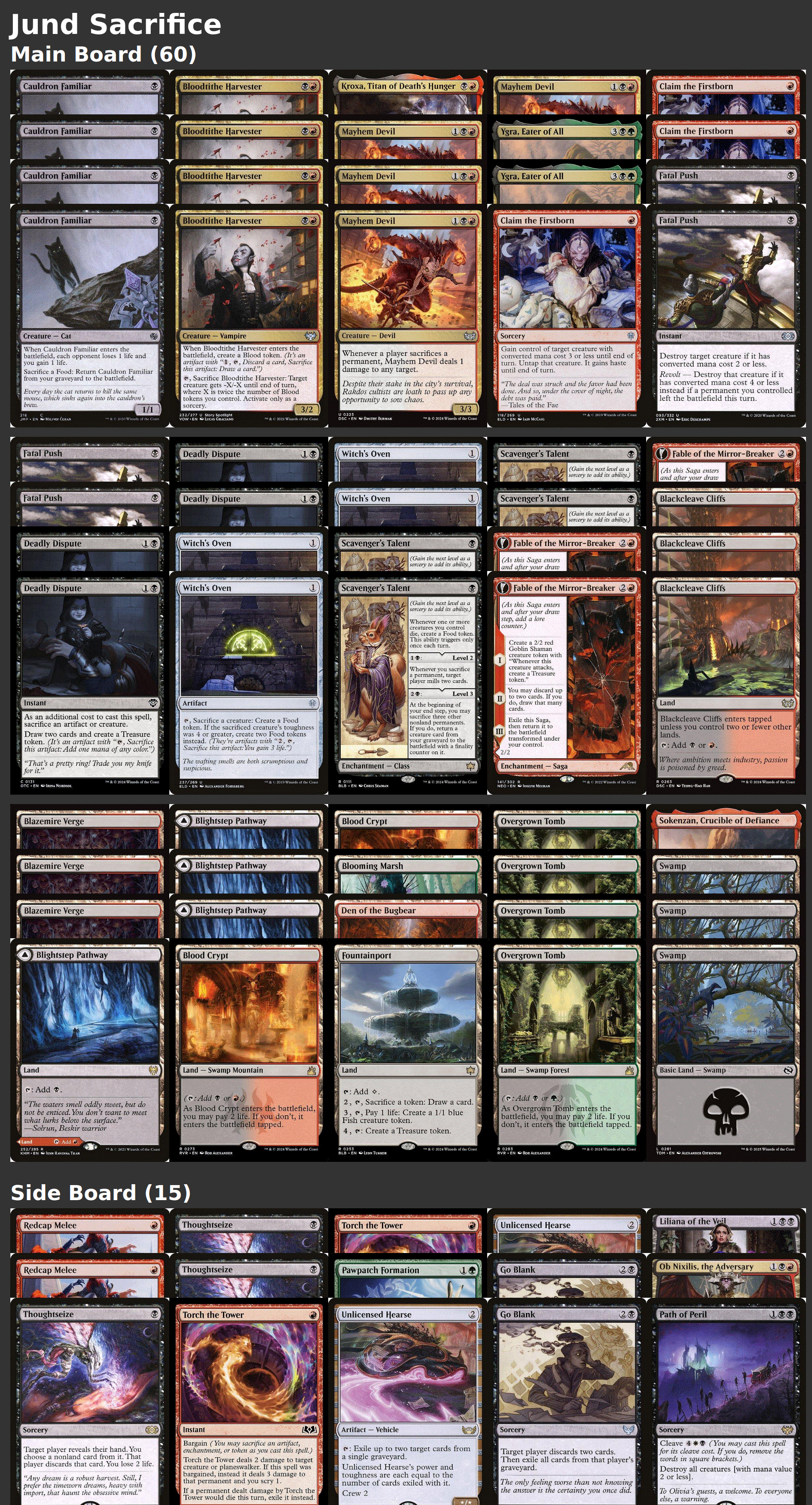 Jund Sacrifice