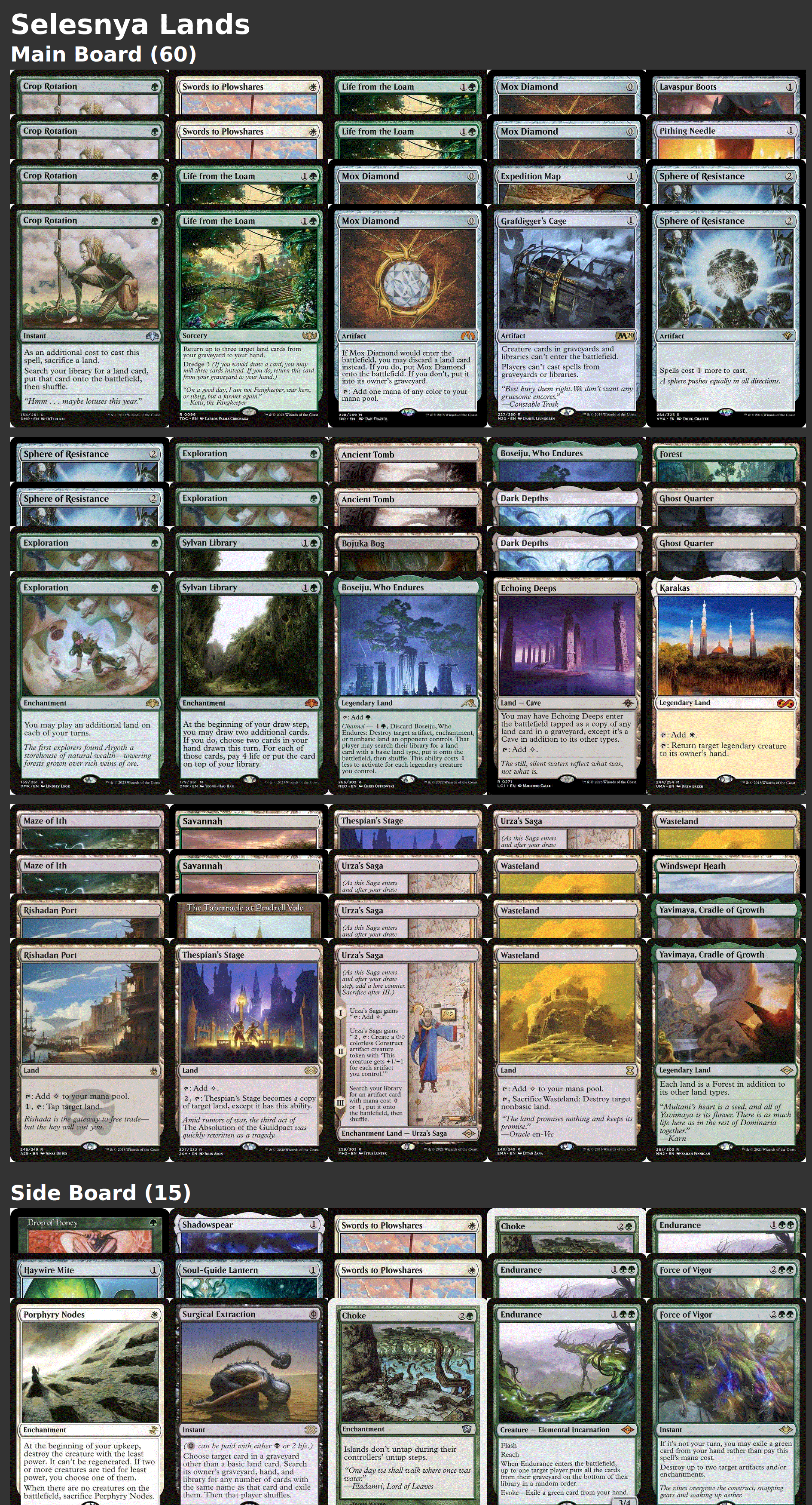 Selesnya Lands