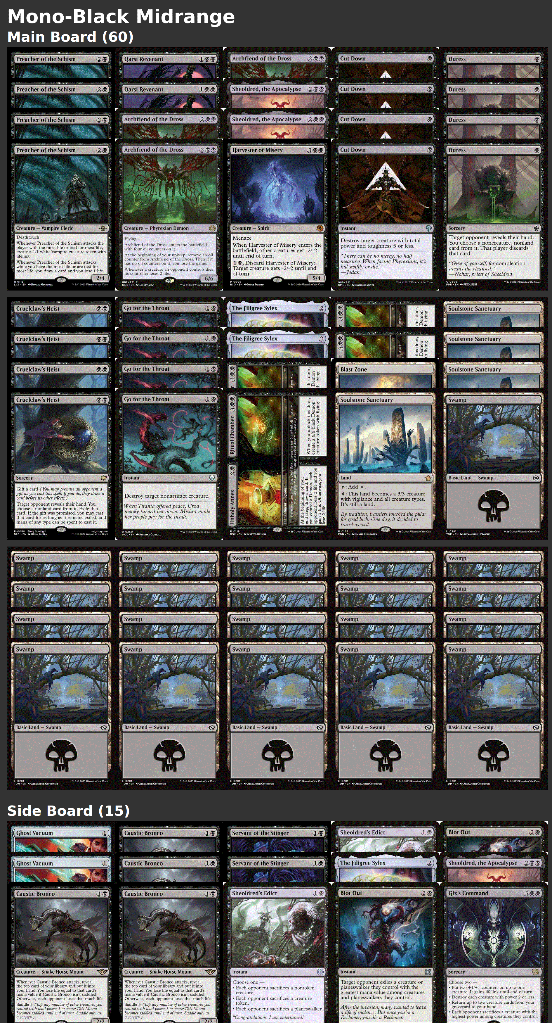 Mono-Black Midrange