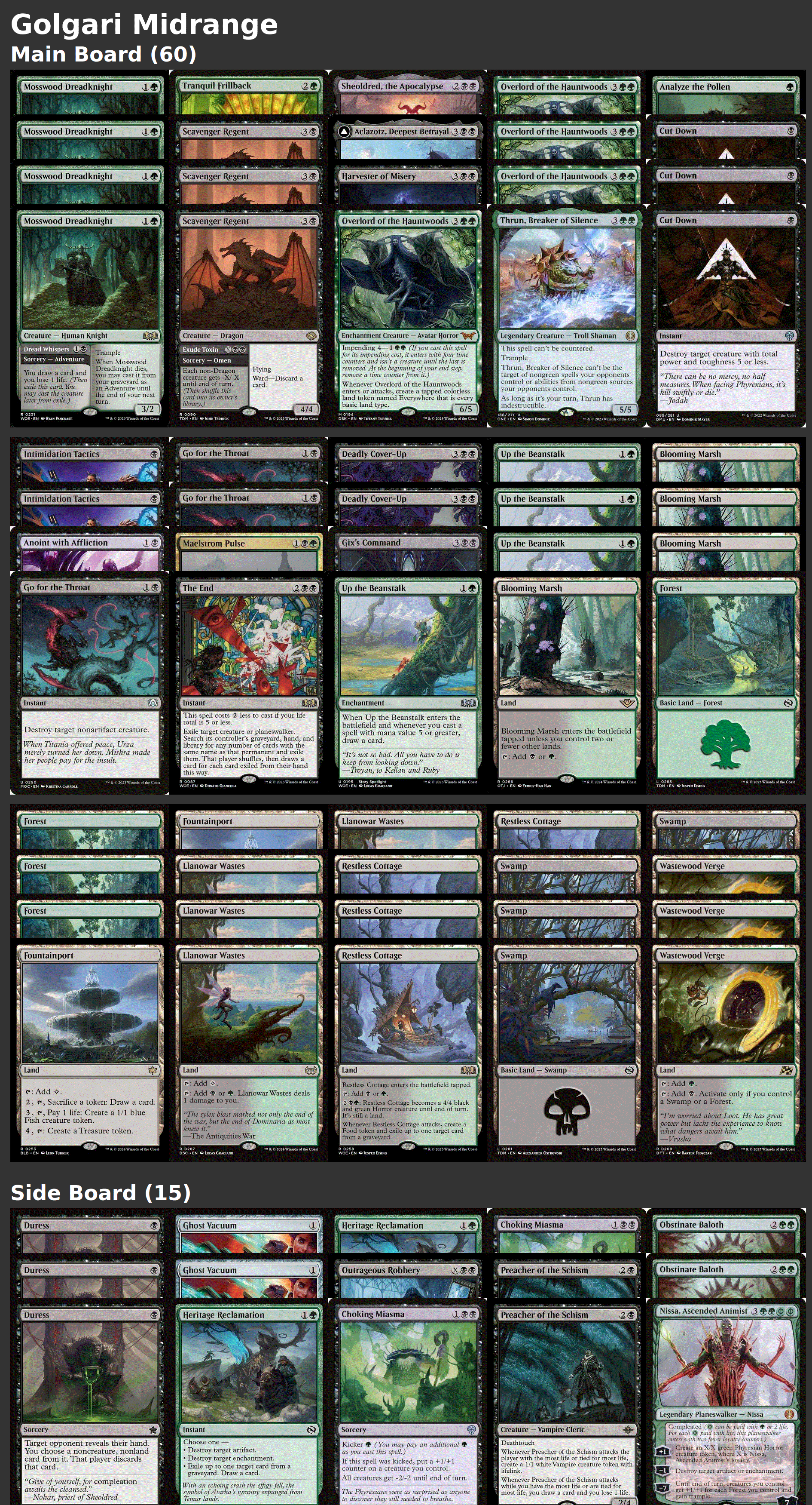 Golgari Midrange