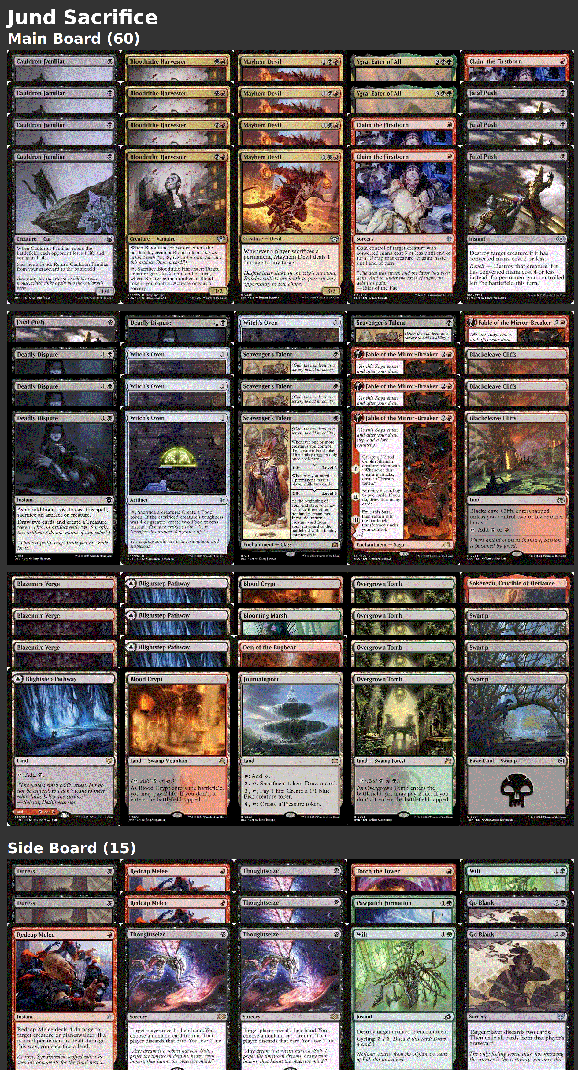 Jund Sacrifice