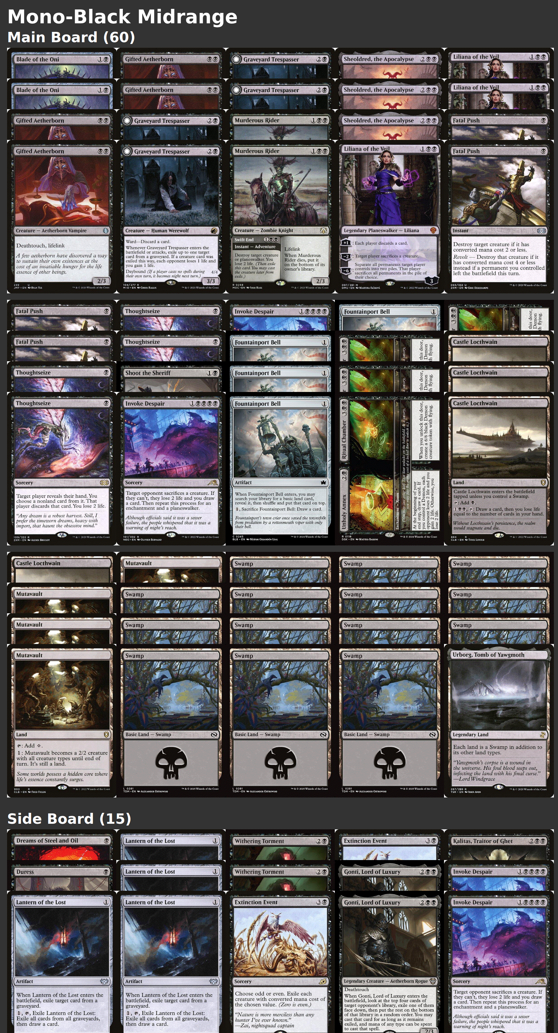 Mono-Black Midrange