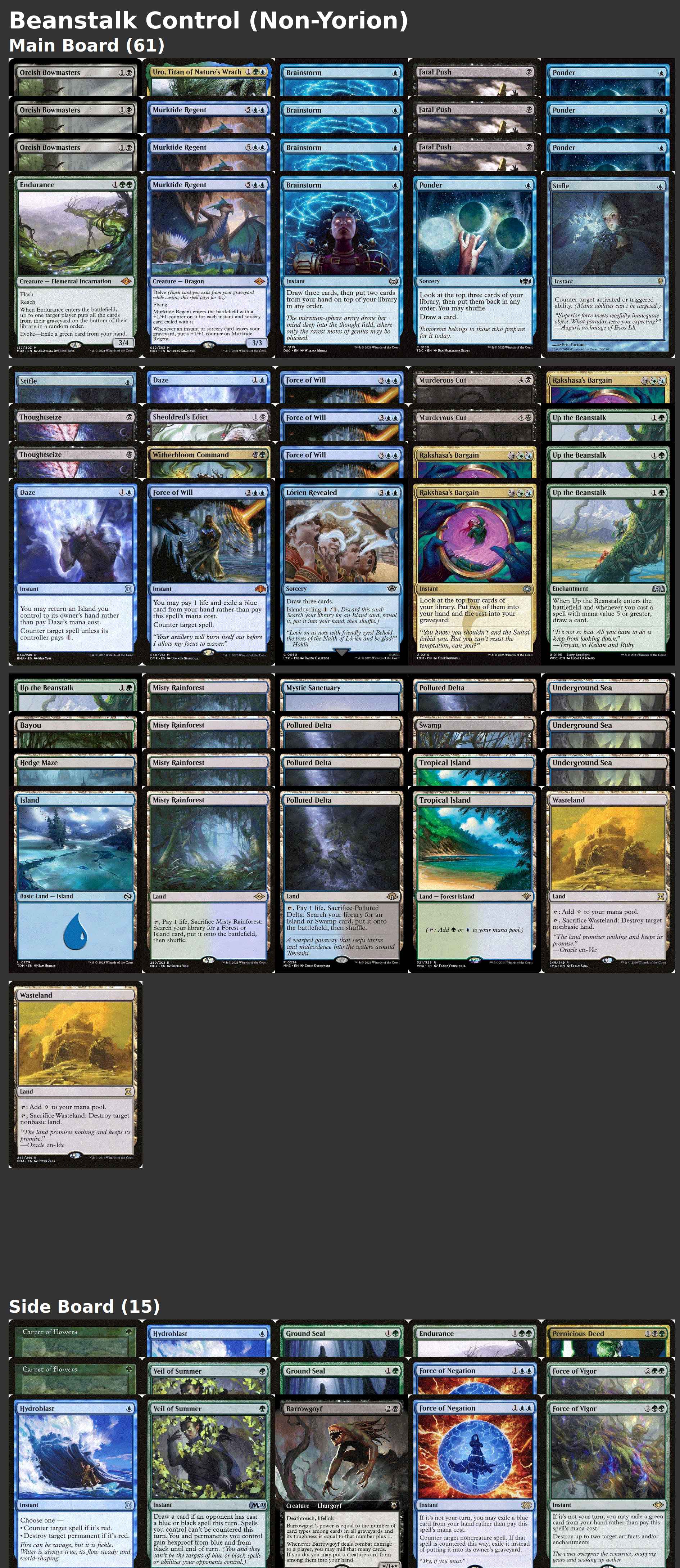 Beanstalk Control (Non-Yorion)