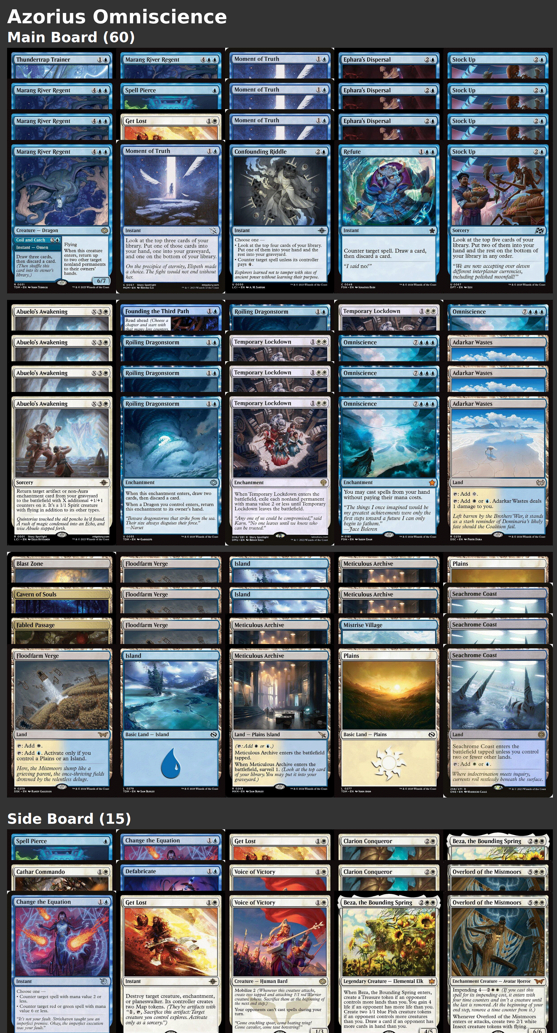 Azorius Omniscience