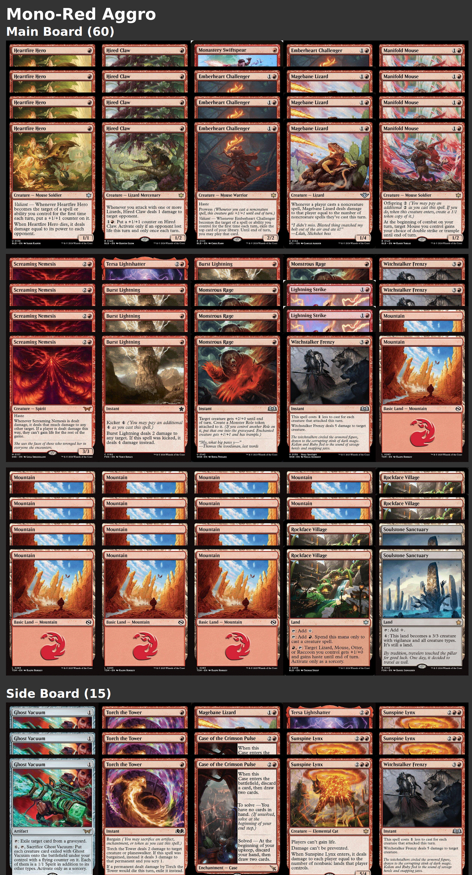 Mono-Red Aggro