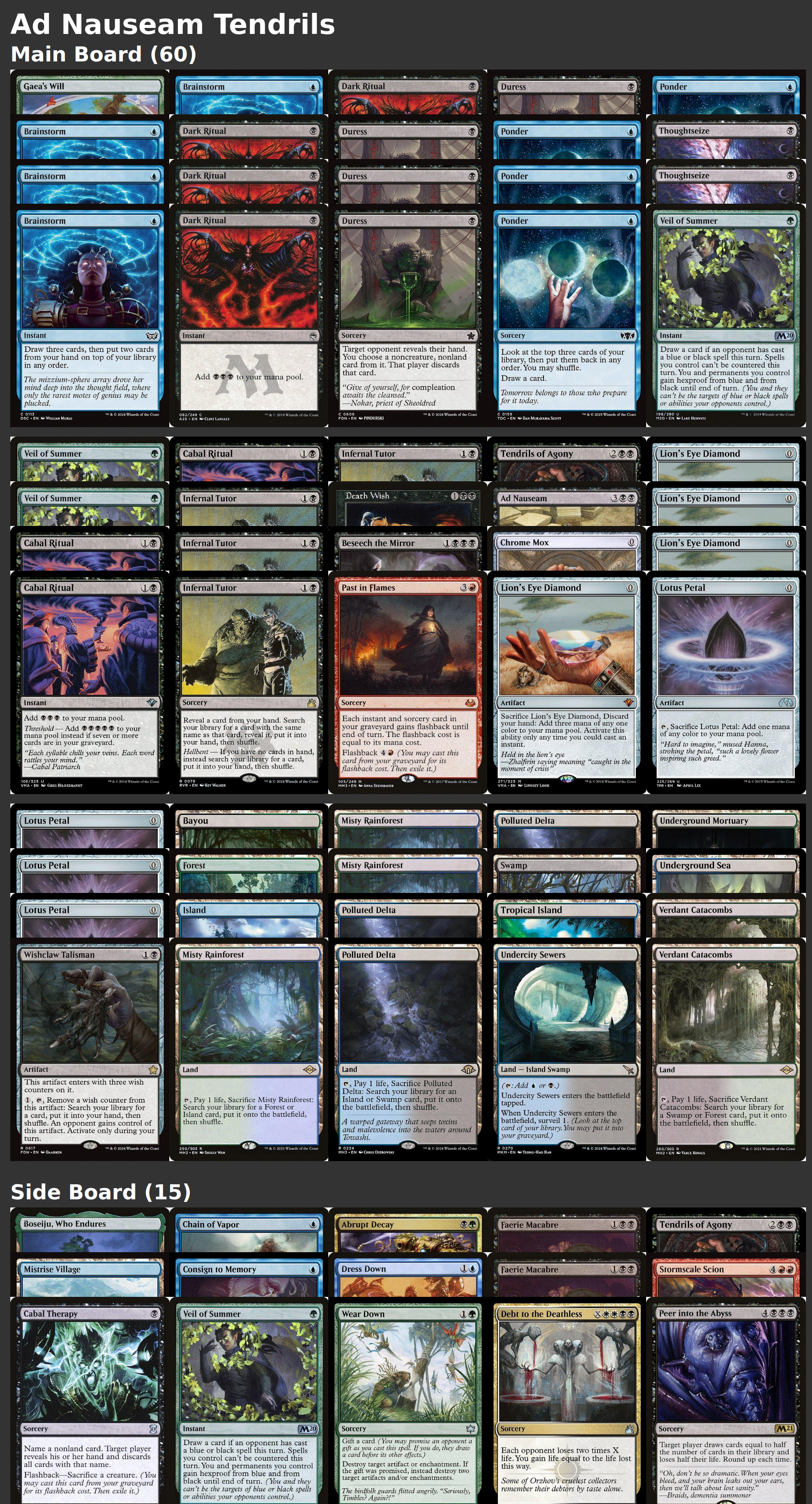Ad Nauseam Tendrils