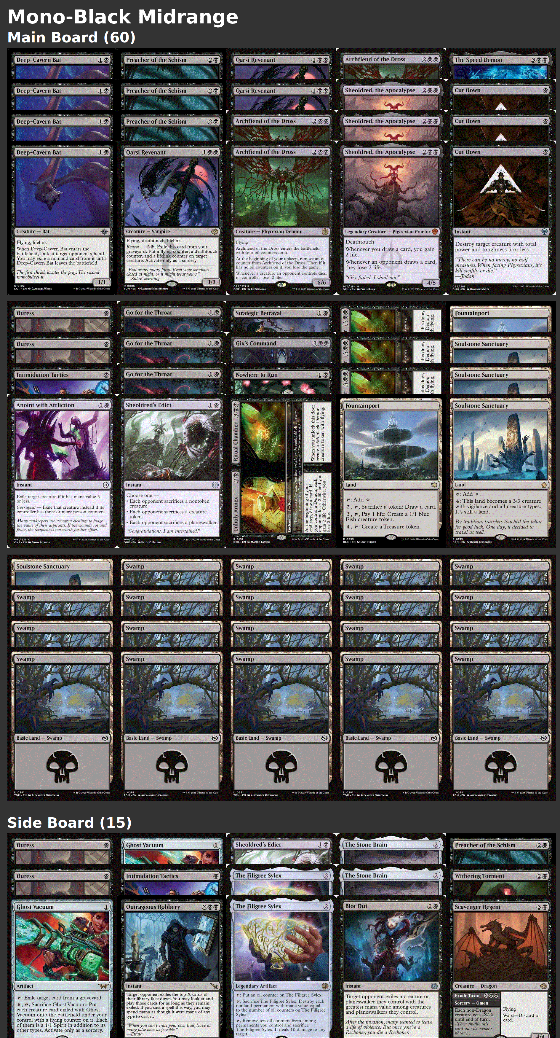 Mono-Black Midrange