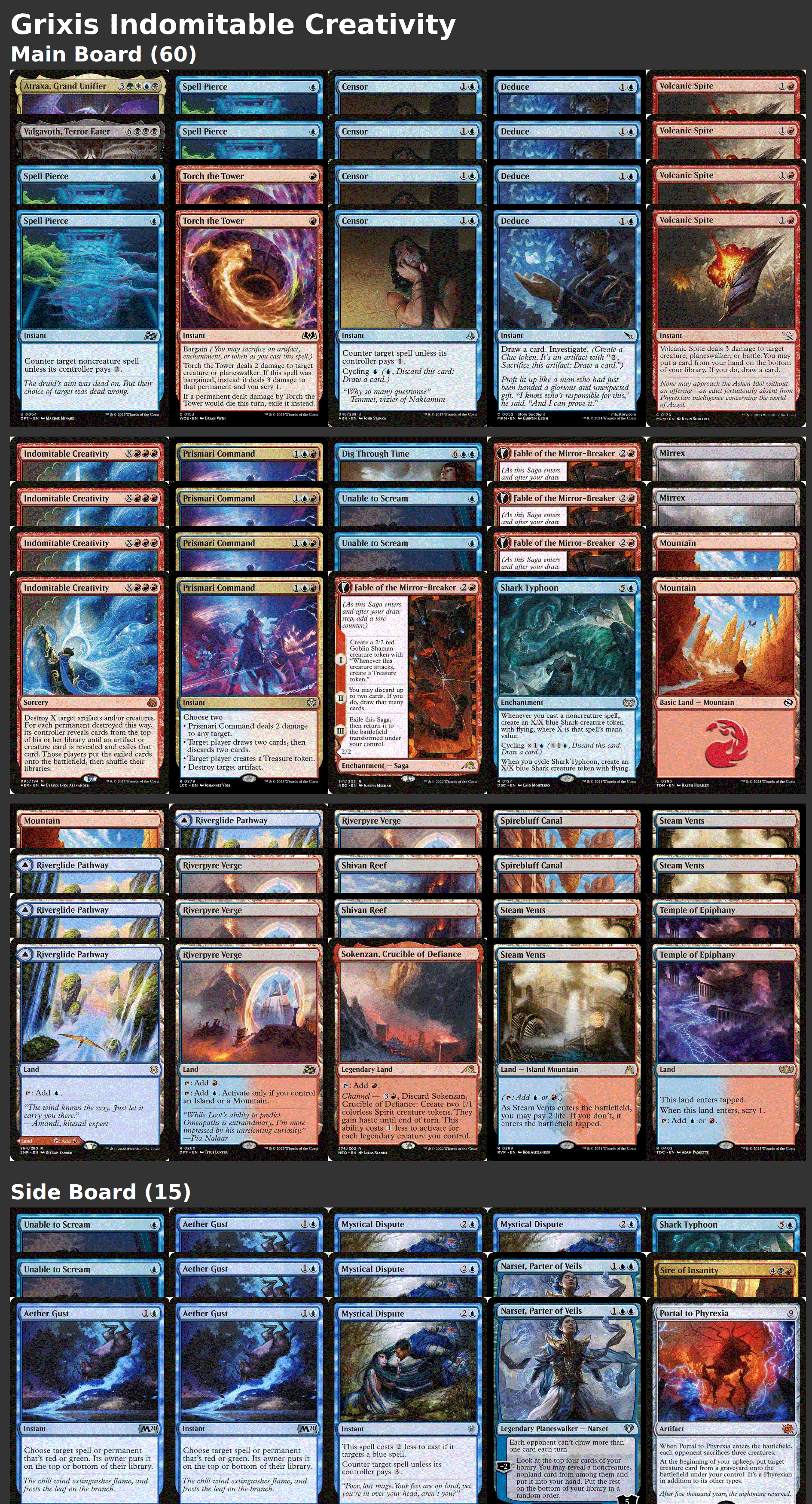 Grixis Indomitable Creativity