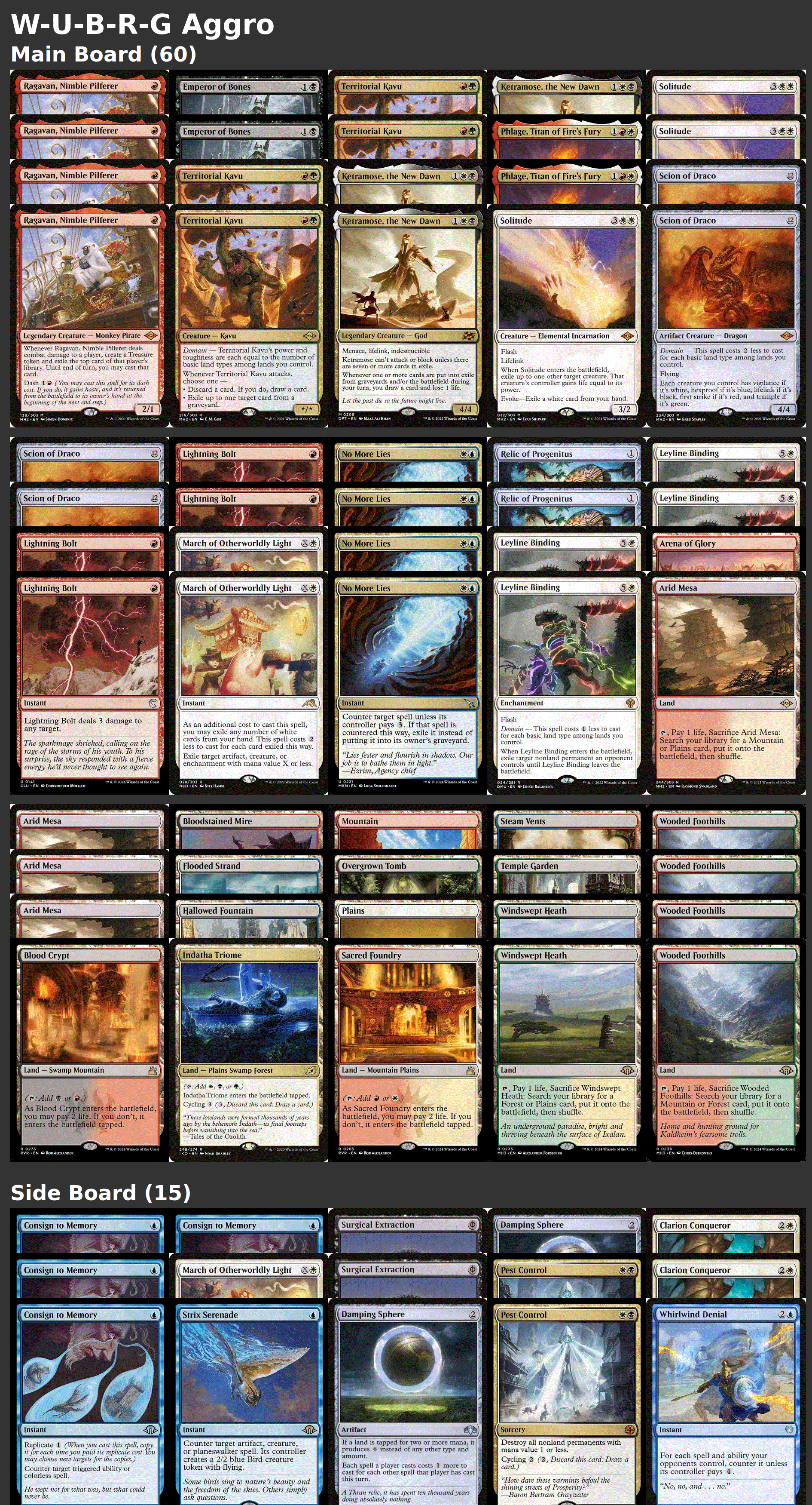W-U-B-R-G Aggro