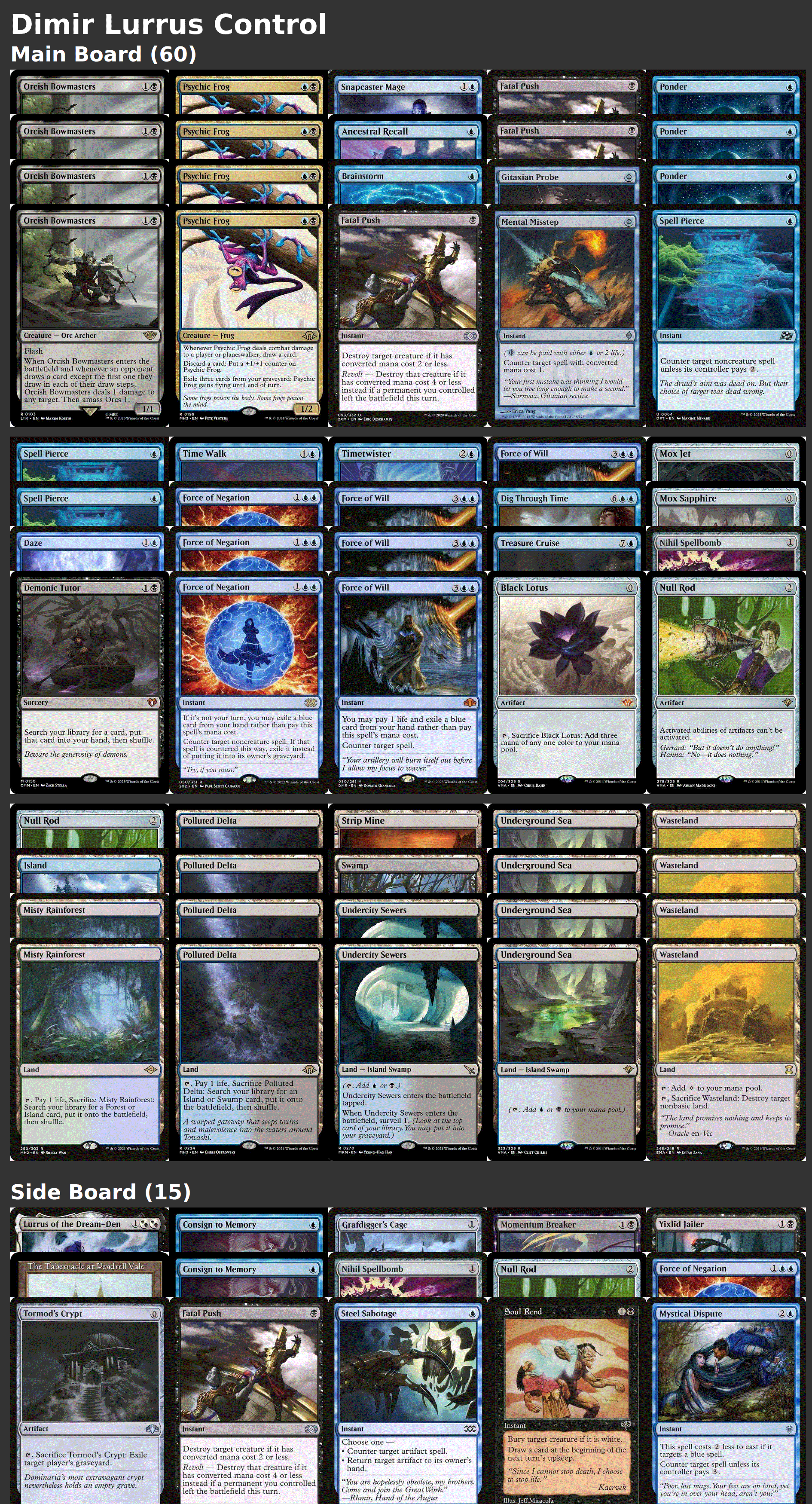 Dimir Lurrus Control
