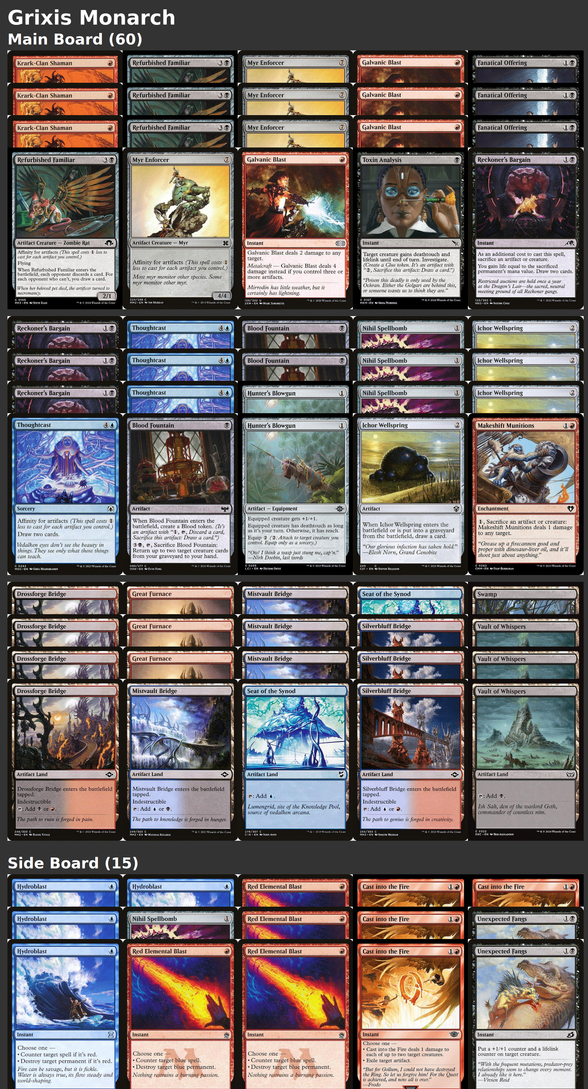 Grixis Monarch
