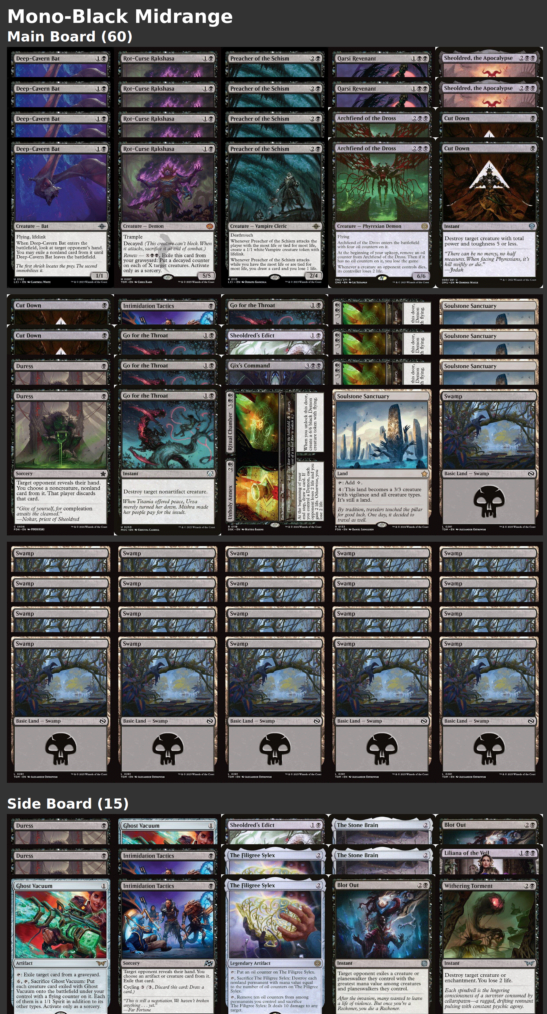 Mono-Black Midrange