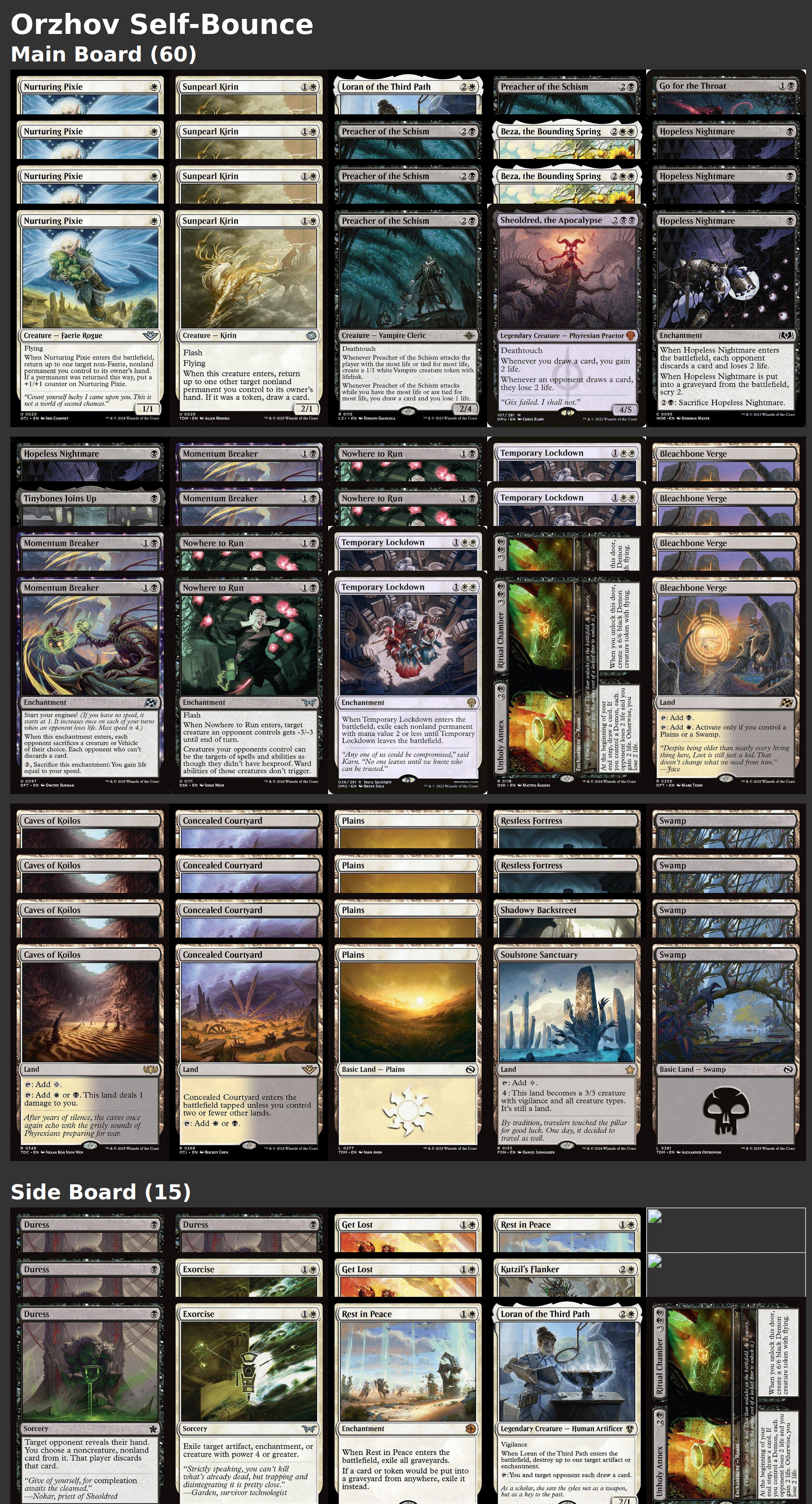 Orzhov Self-Bounce