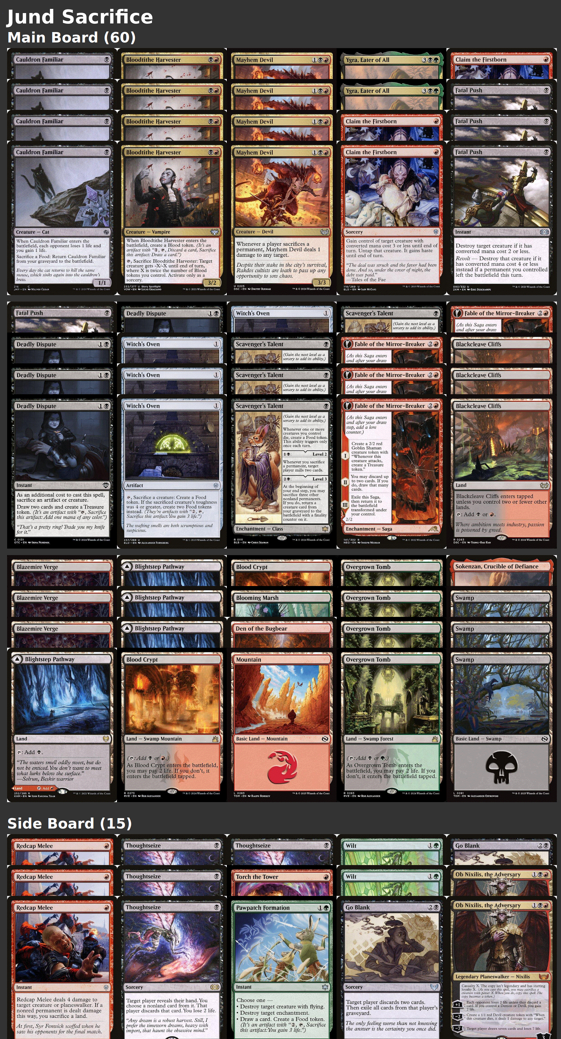 Jund Sacrifice