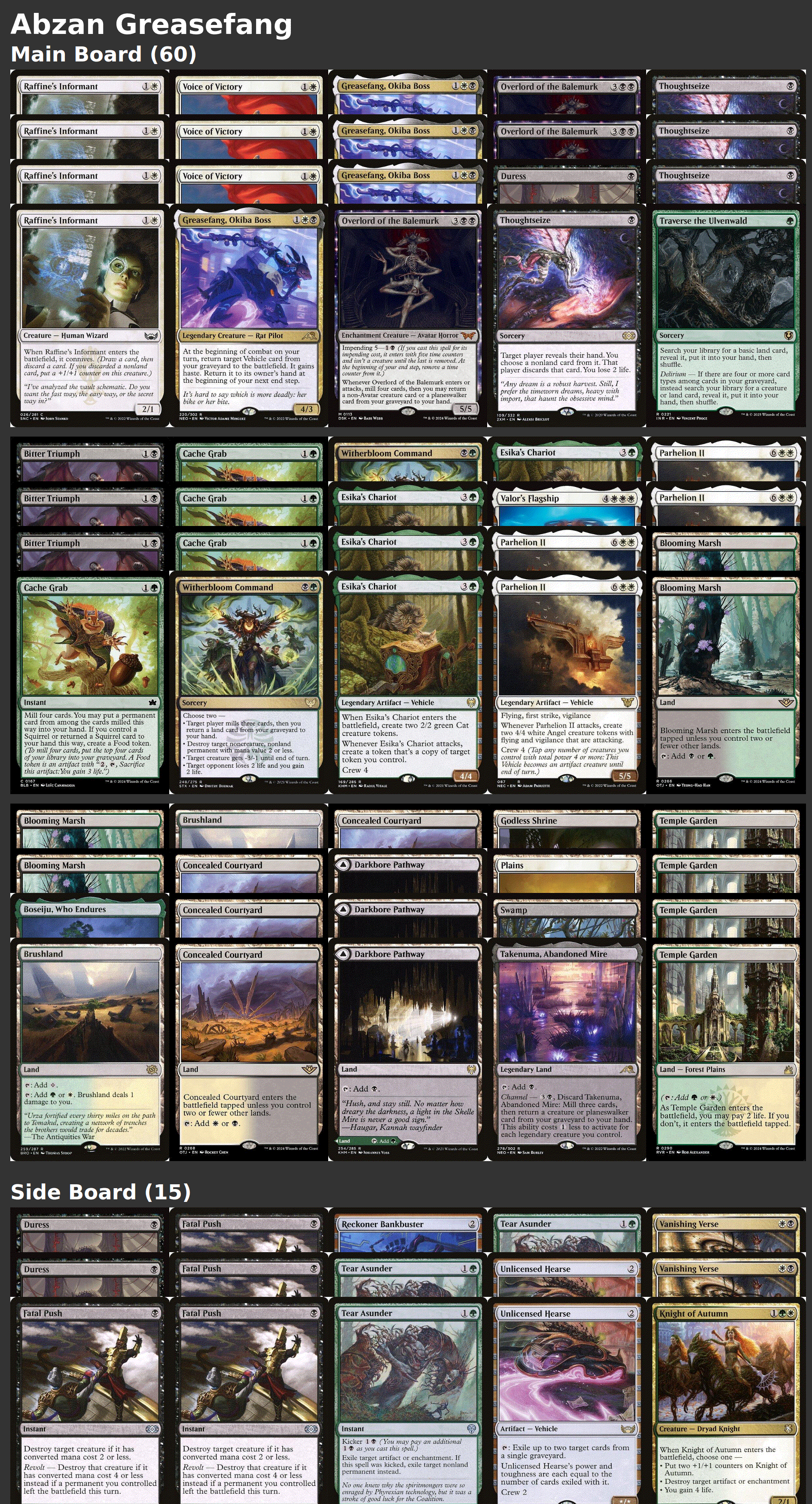 Abzan Greasefang