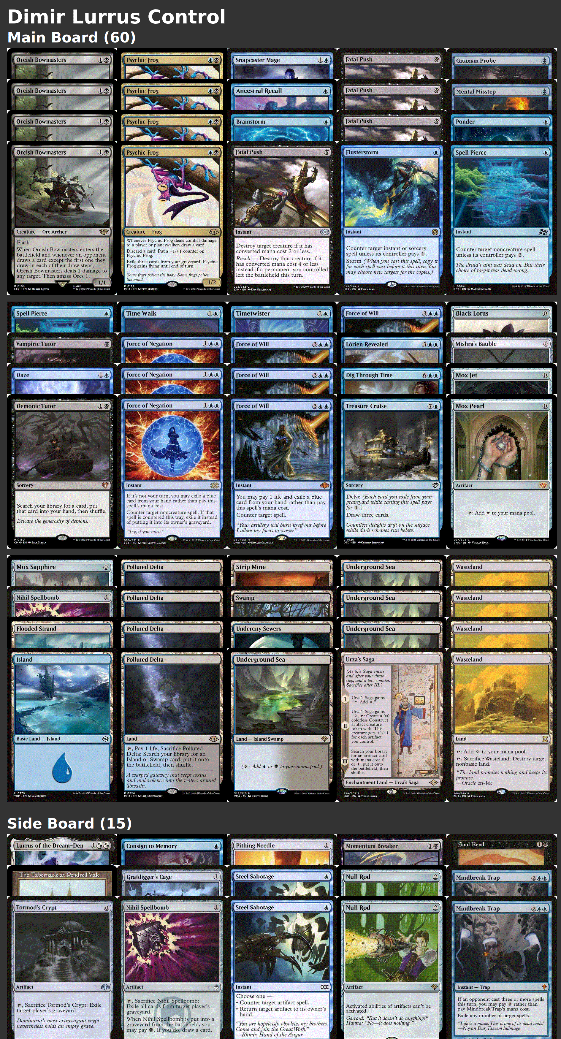 Dimir Lurrus Control