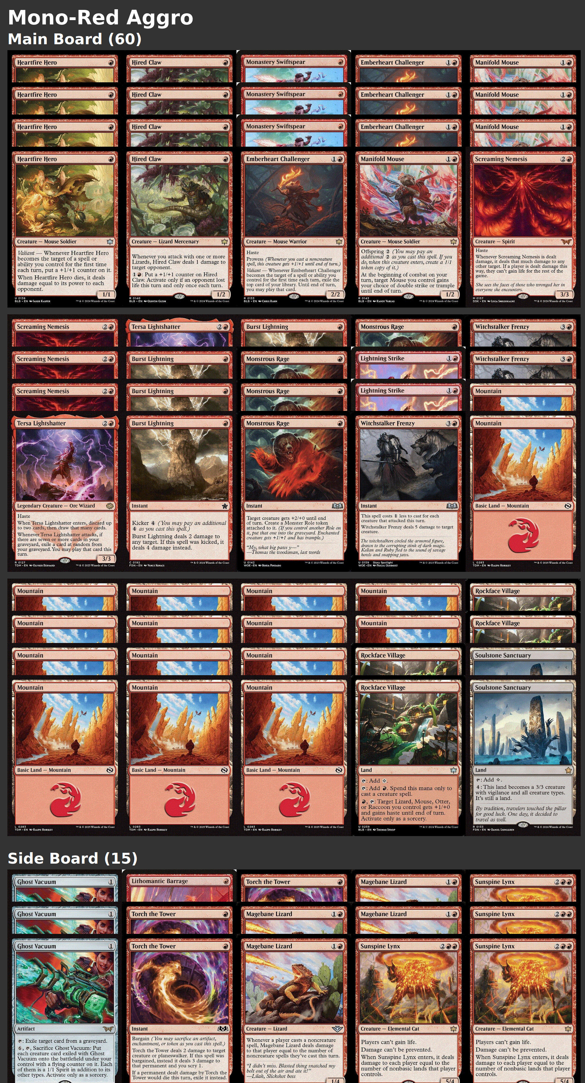 Mono-Red Aggro