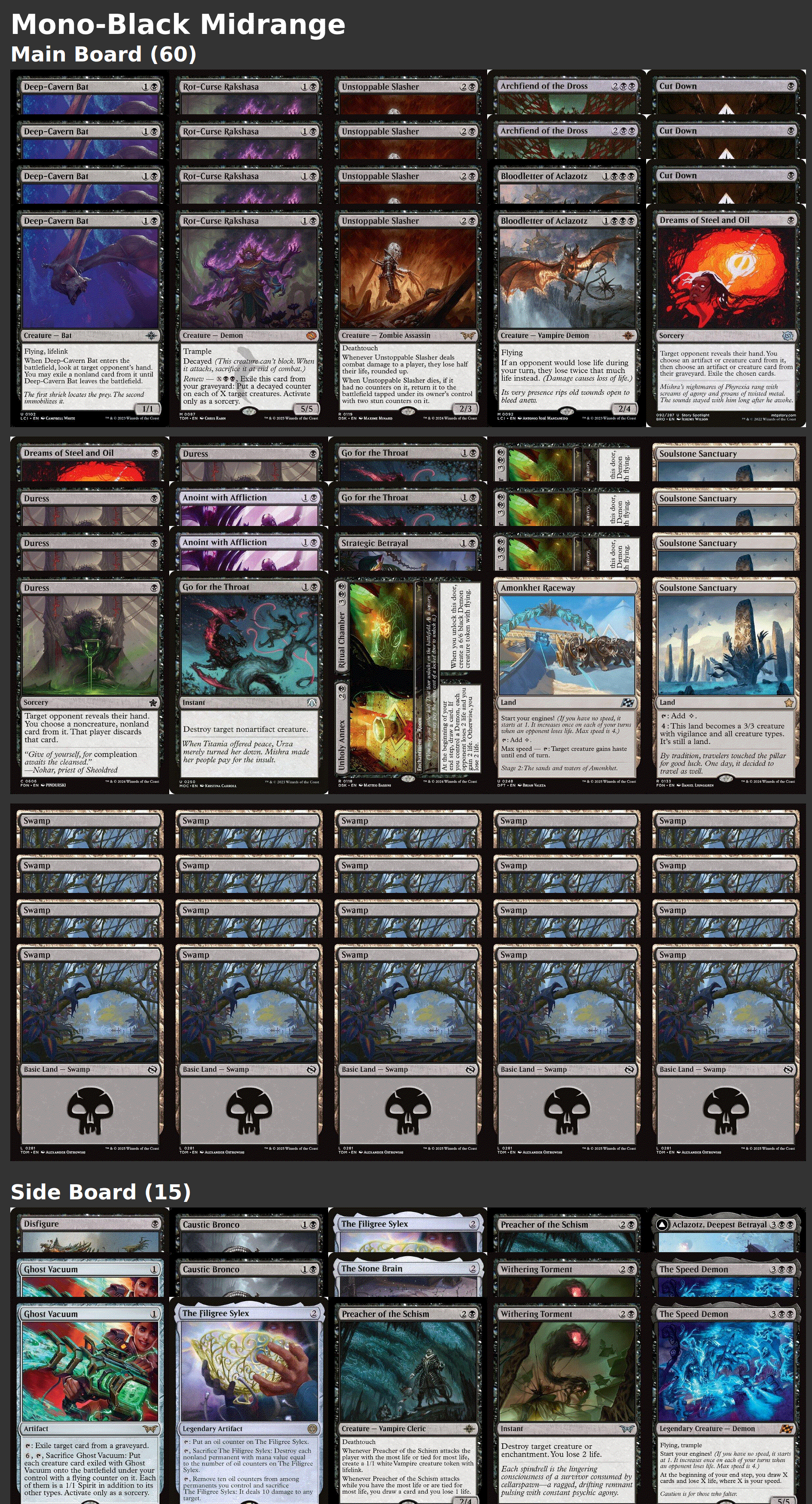 Mono-Black Midrange