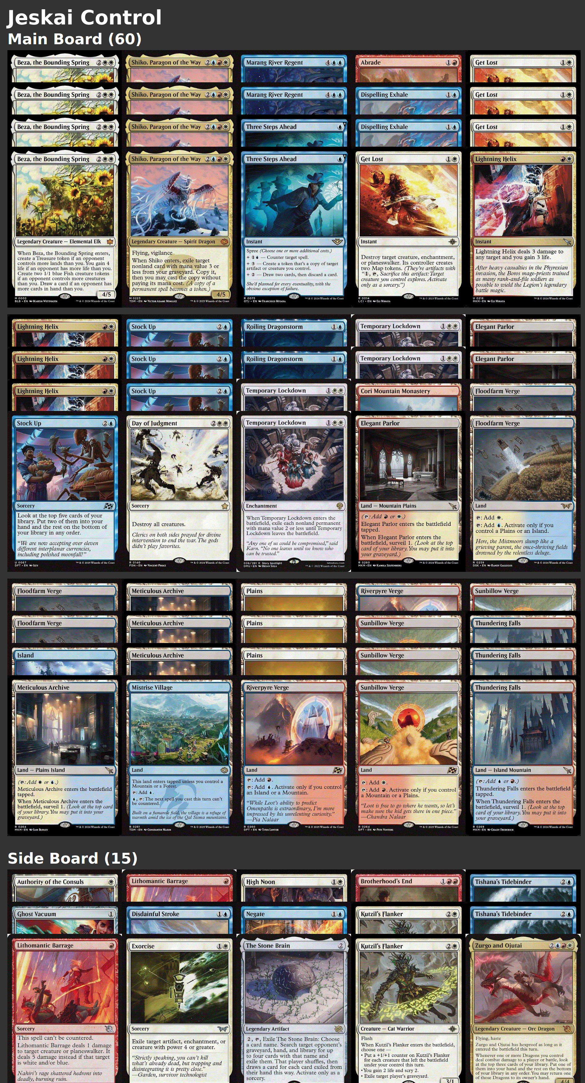 Jeskai Control