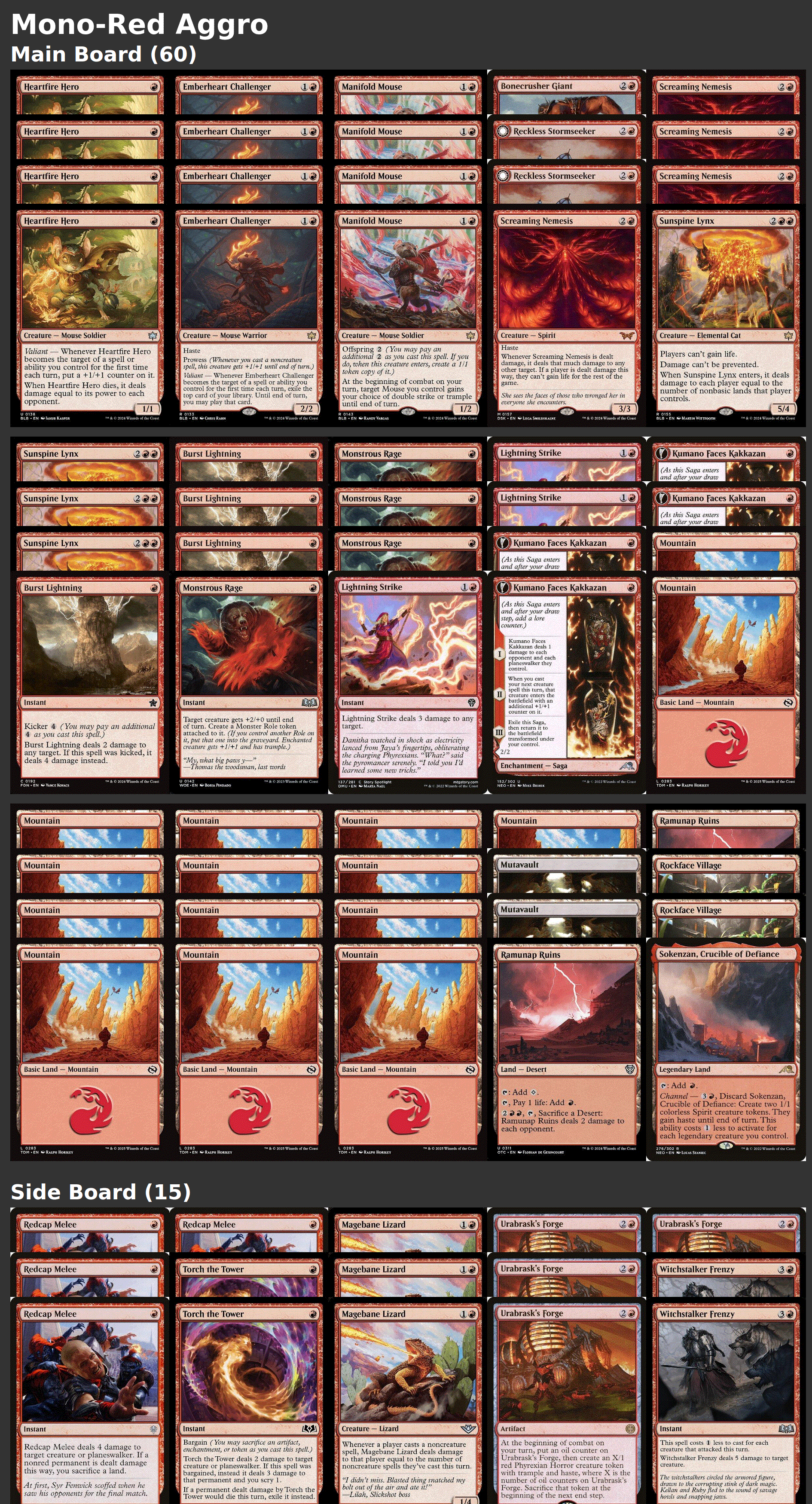 Mono-Red Aggro