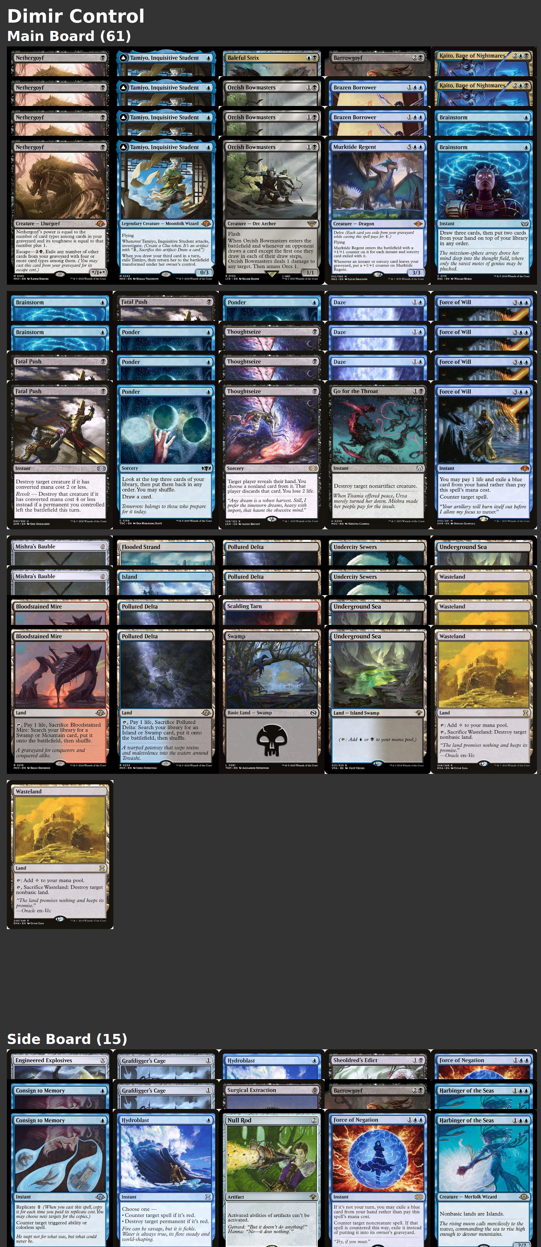 Dimir Control