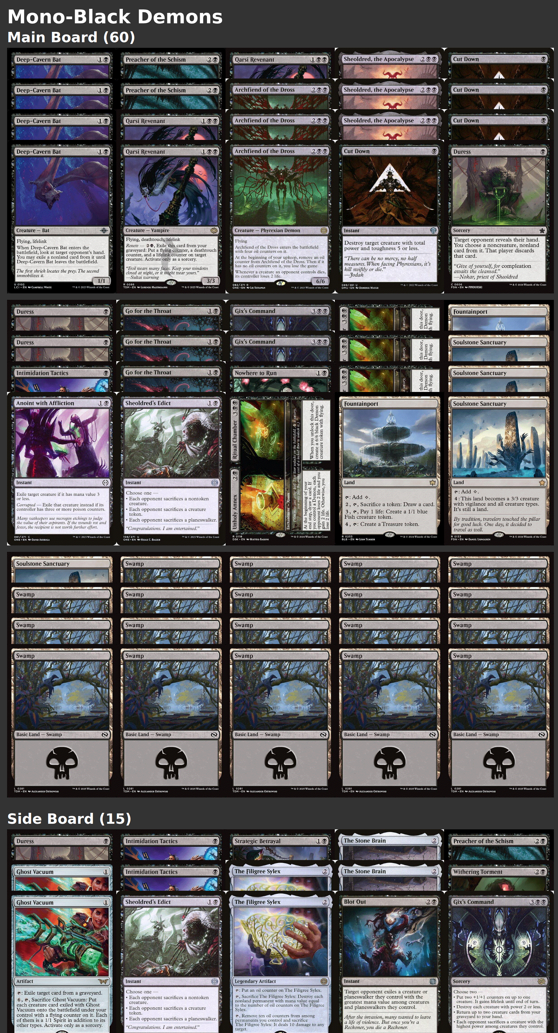 Mono-Black Demons
